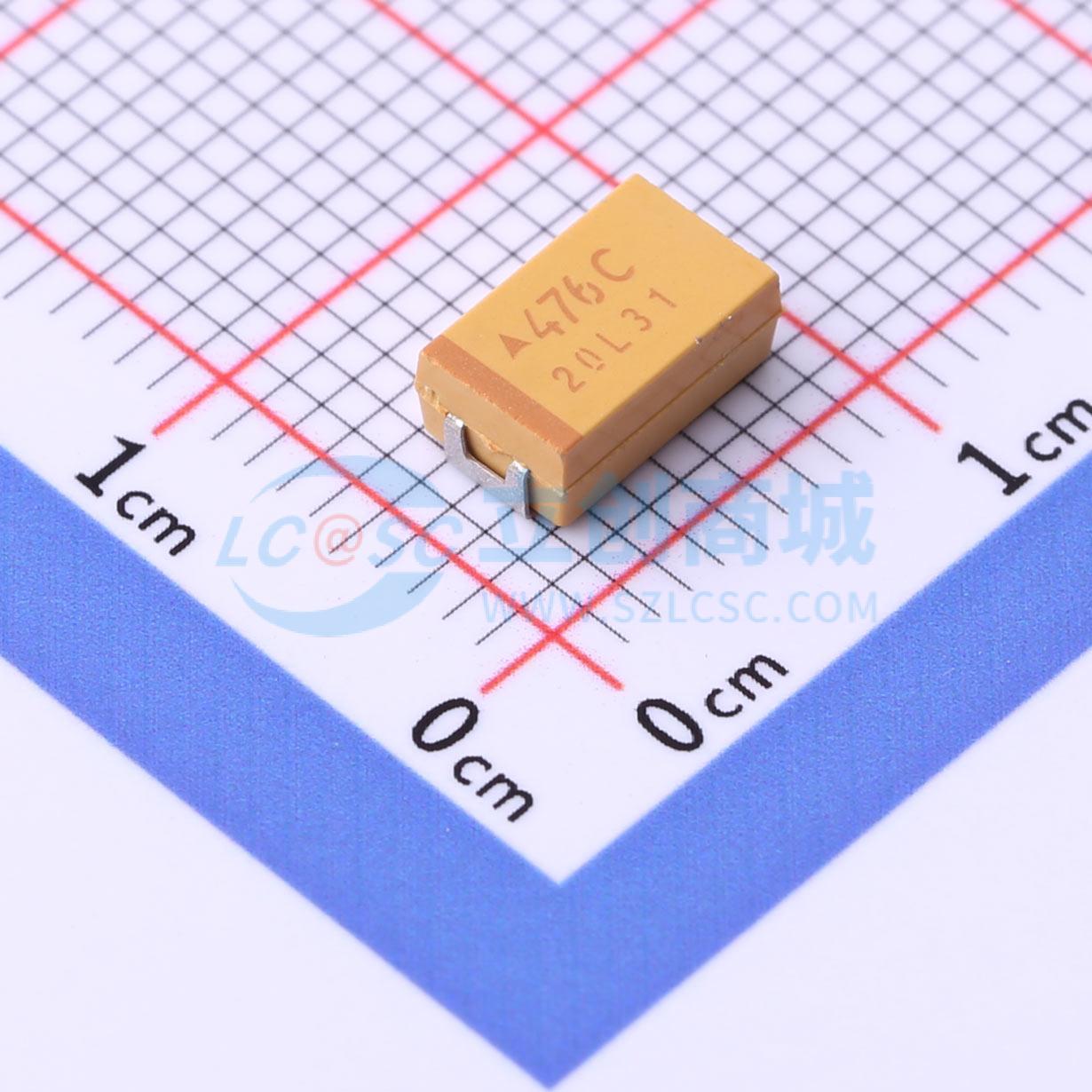 点击查看大图 TAJD476K016SNJ实物图