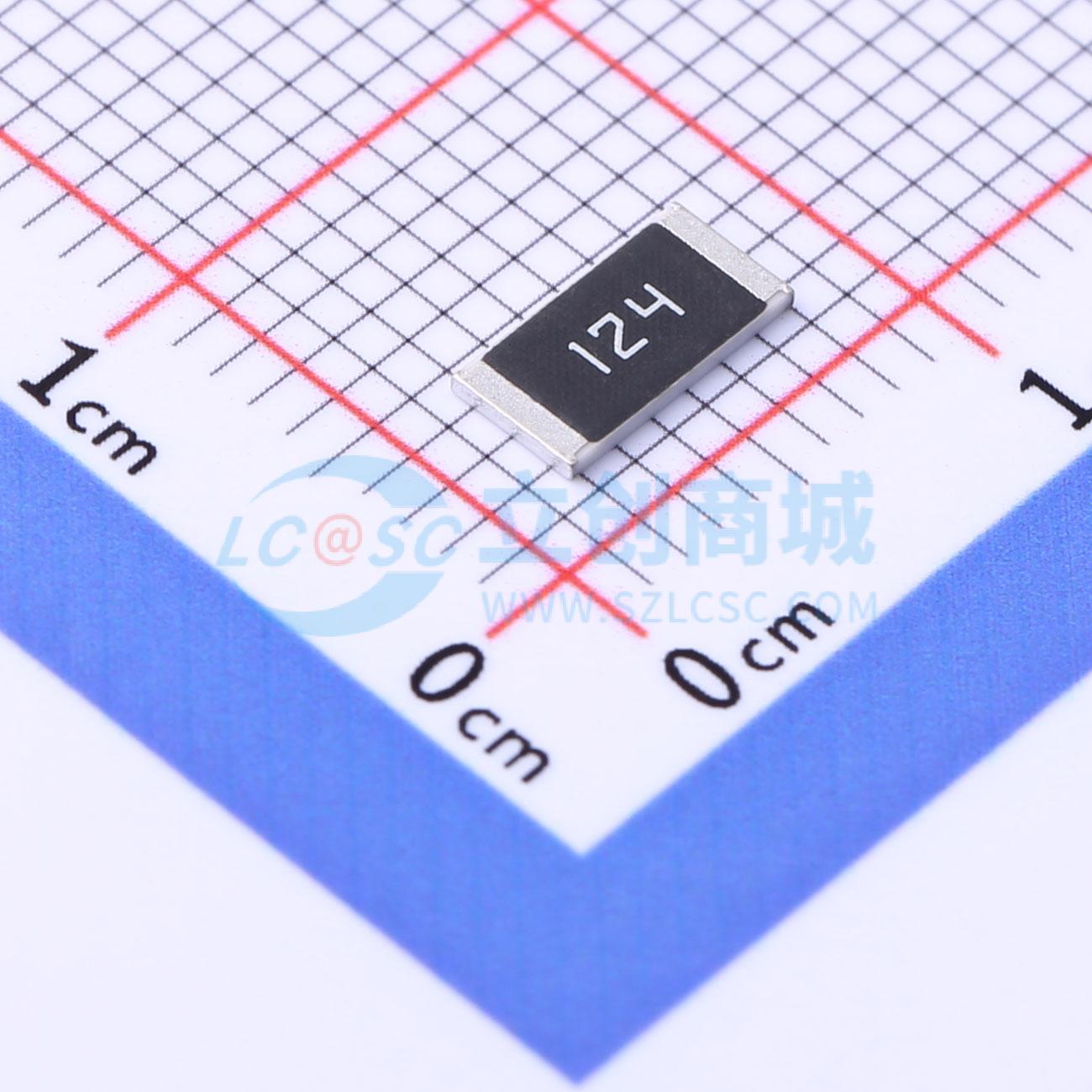 点击查看大图 FRC2512J124 TS实物图