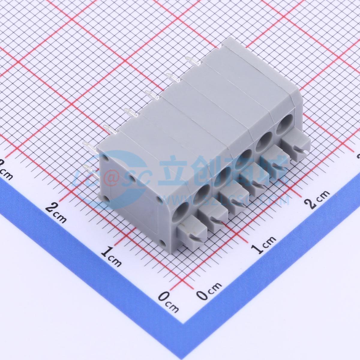 点击查看大图 KF143-3.81-6P实物图