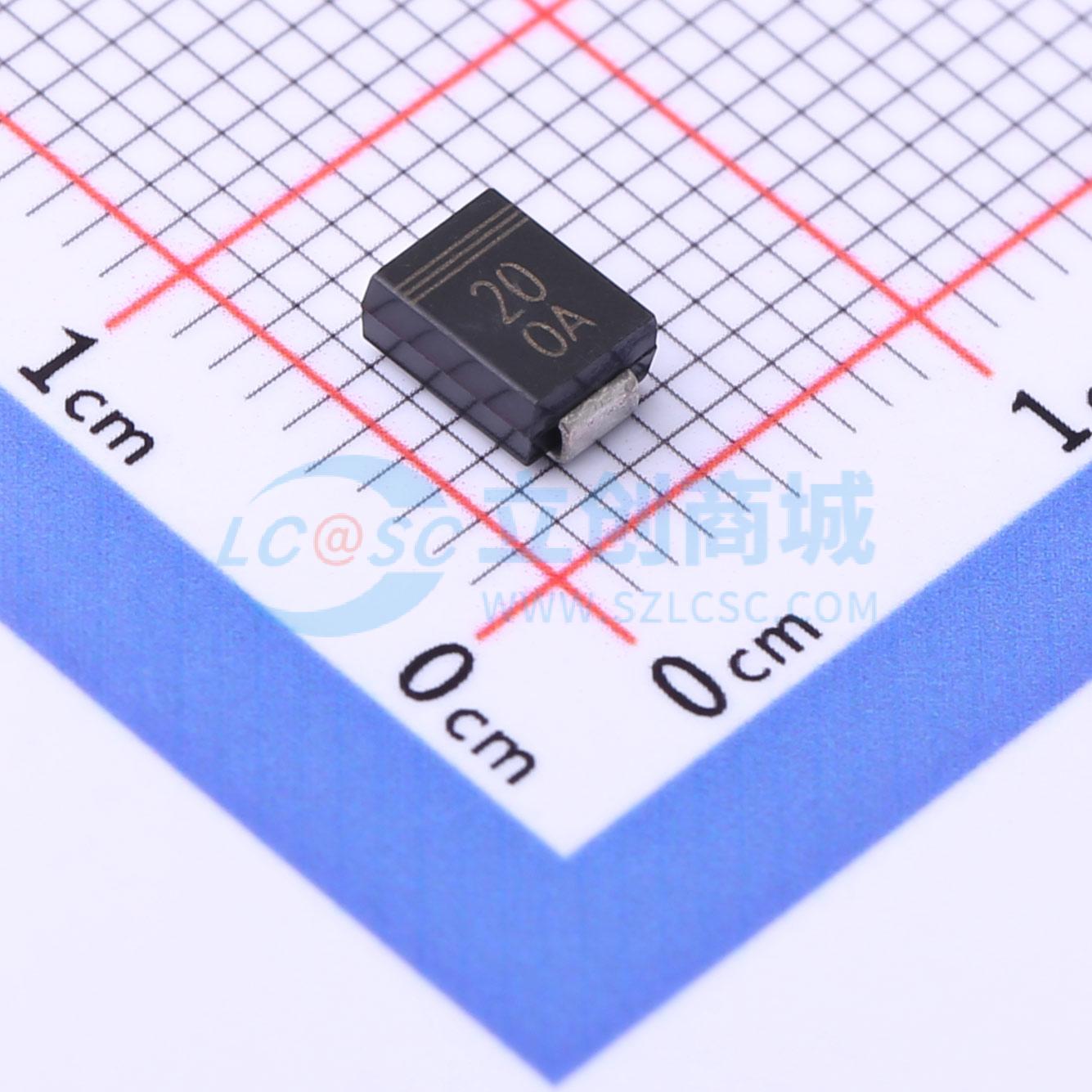 点击查看大图 P6SMB200A实物图