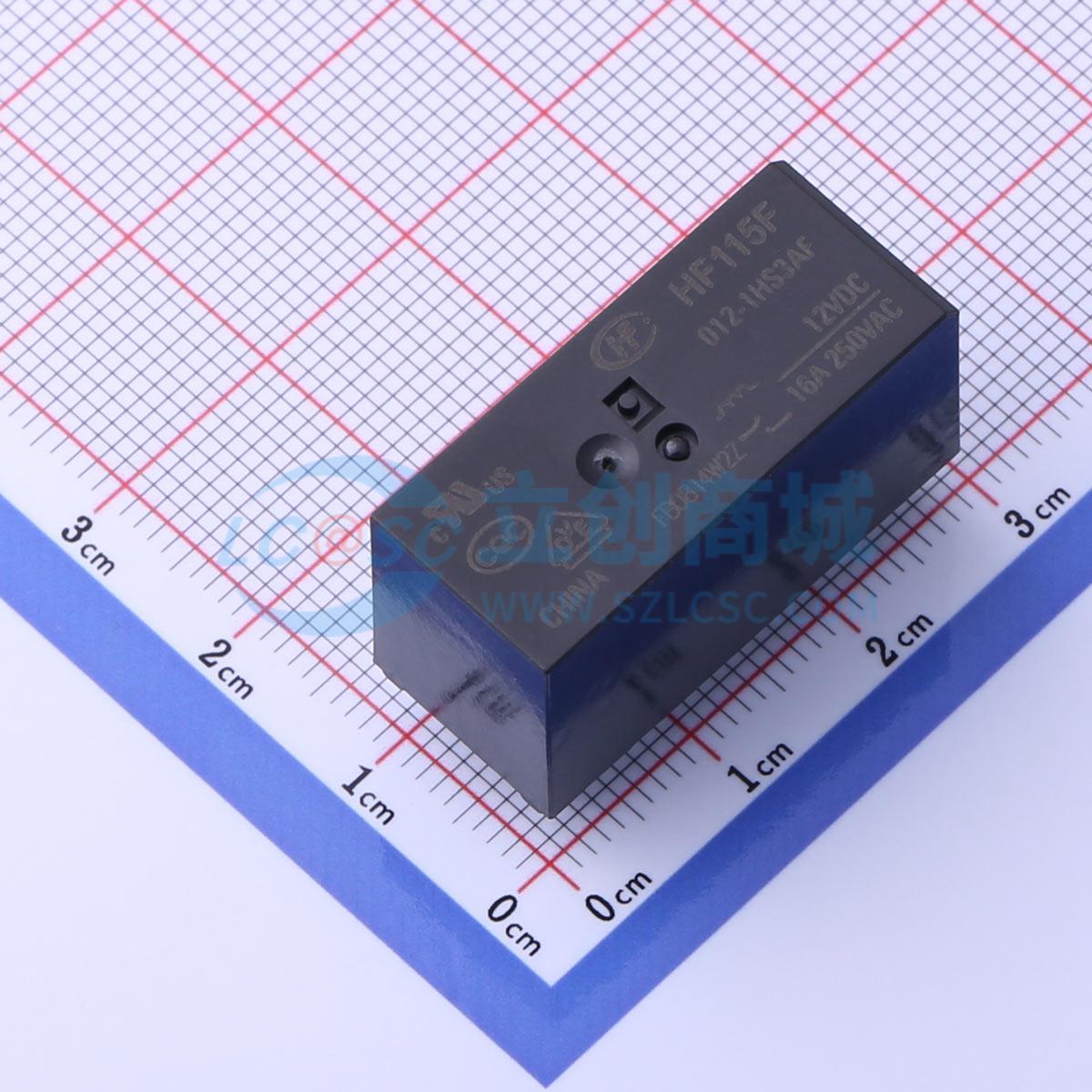 点击查看大图 HF115F/012-1HS3AF实物图