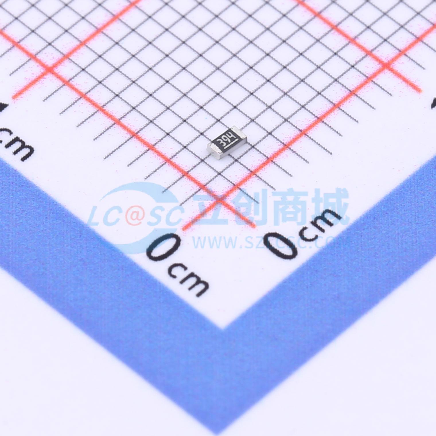 点击查看大图 SCR0603F390K实物图