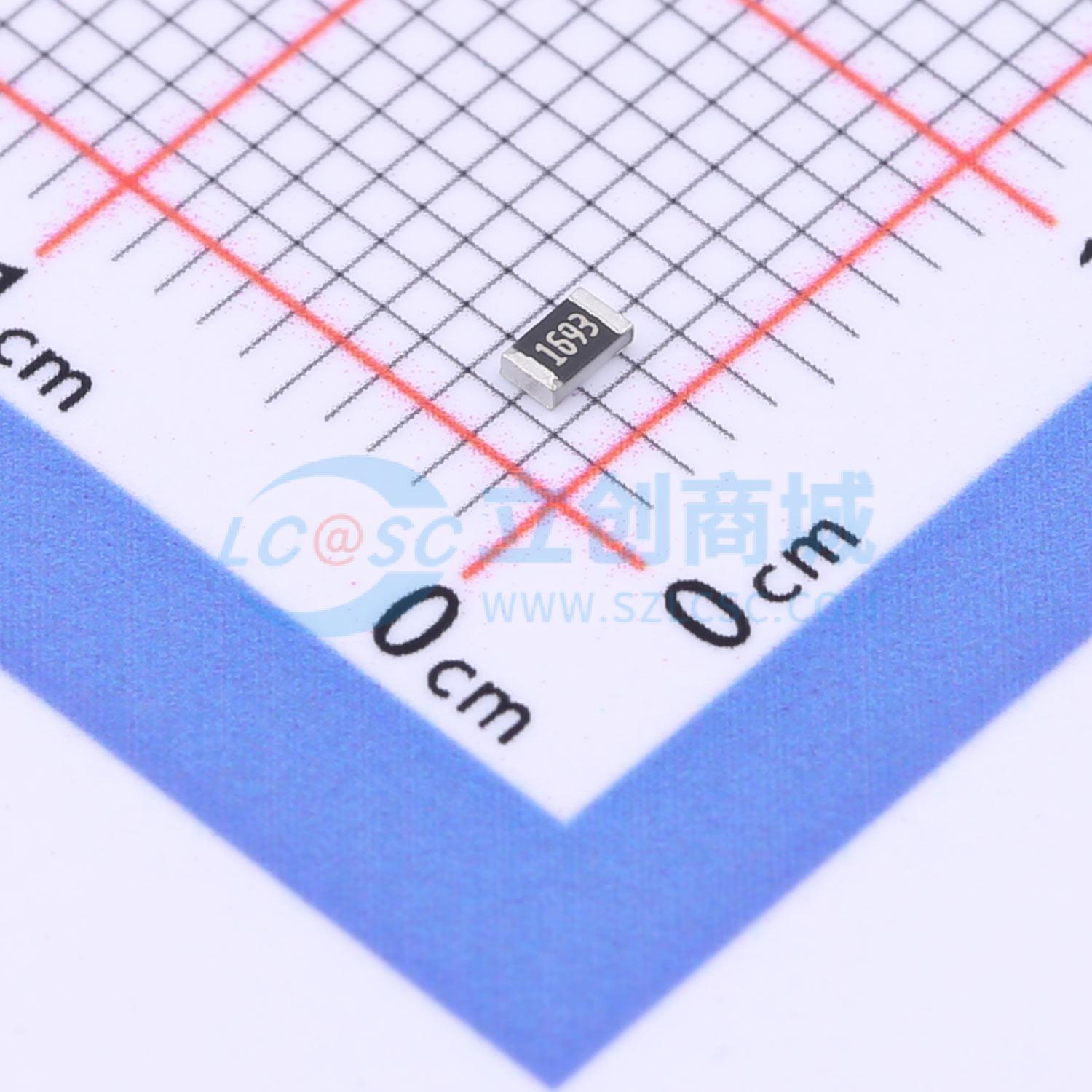 点击查看大图 SCR0805F169K实物图