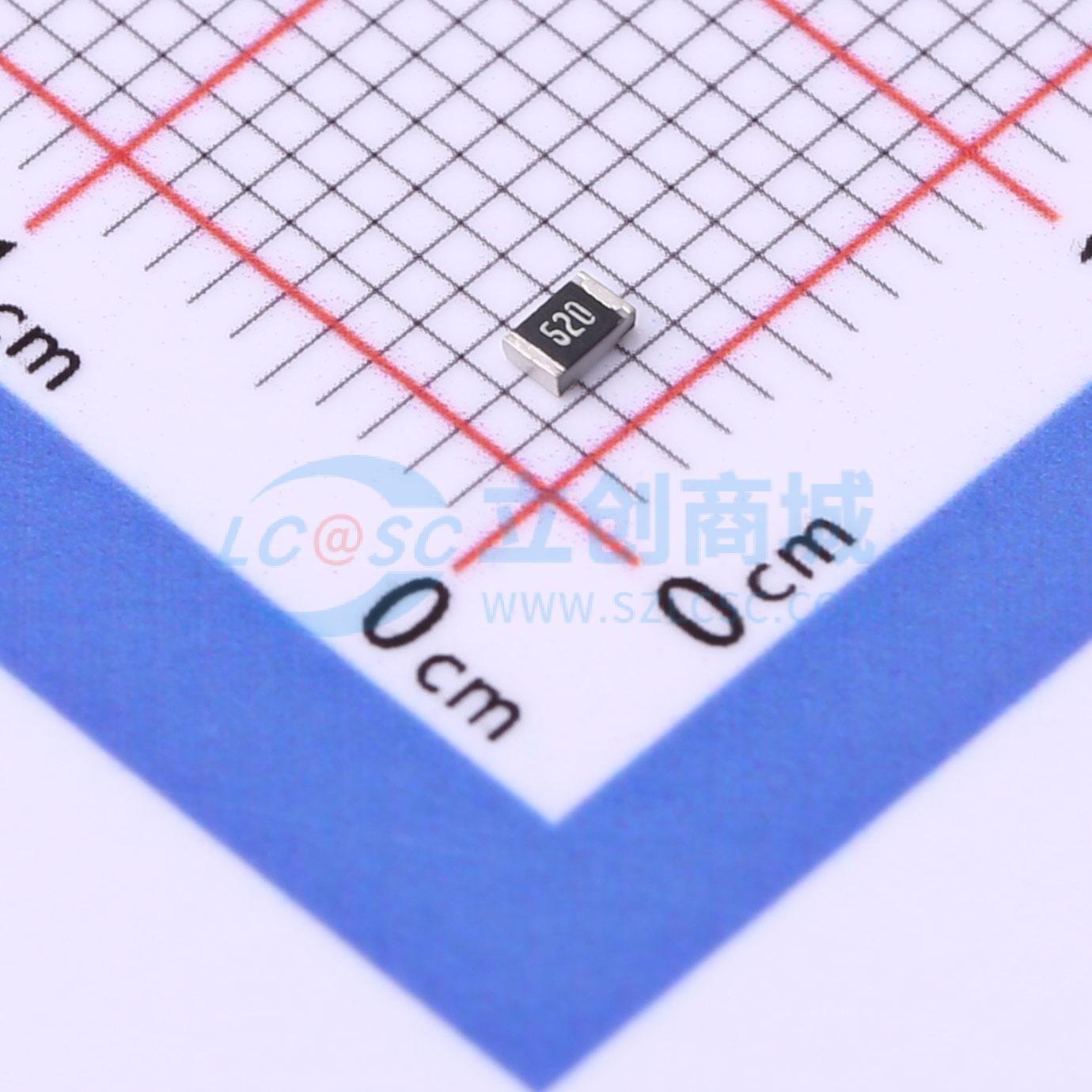 点击查看大图 SCR0805J62R实物图