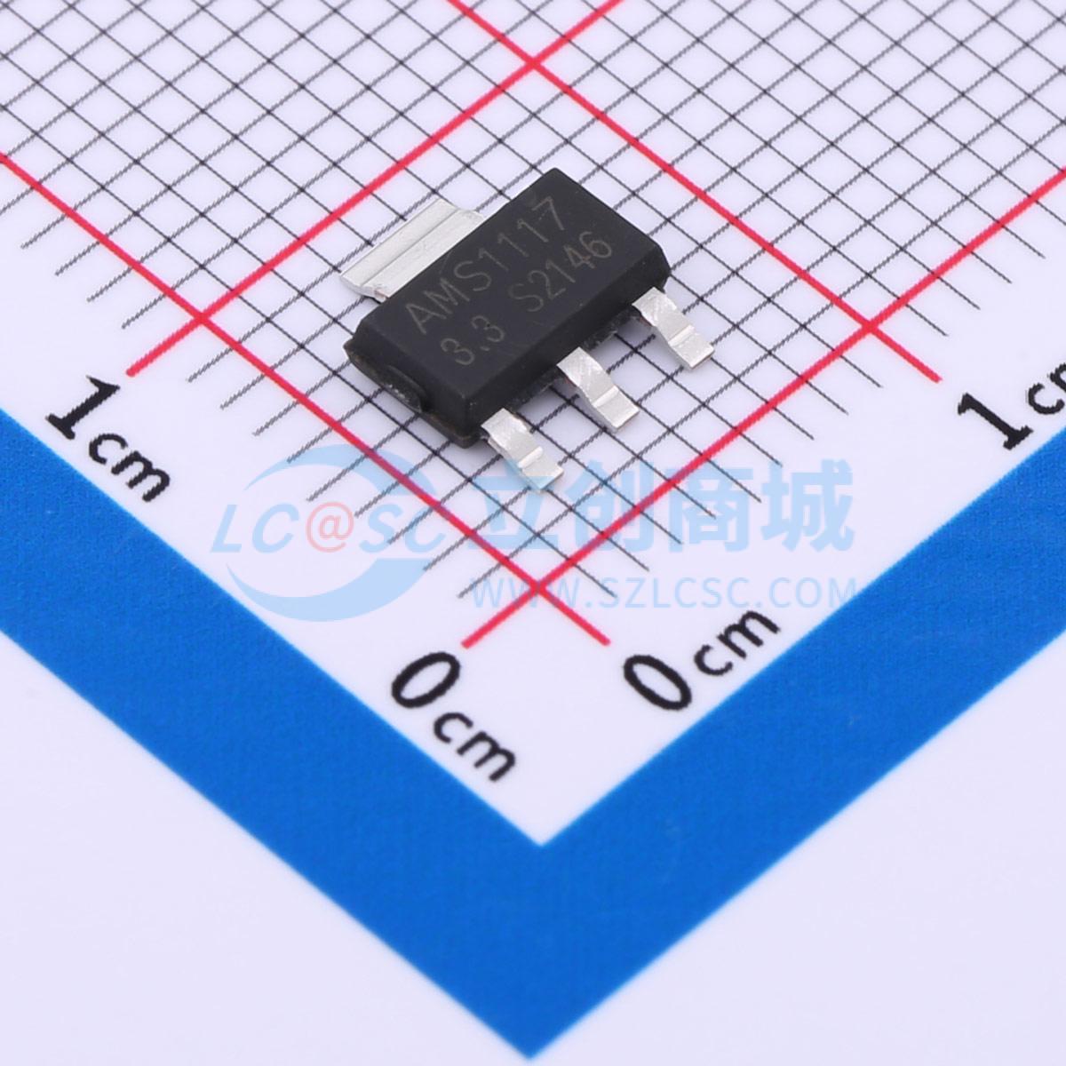 点击查看大图 AMS1117-3.3实物图