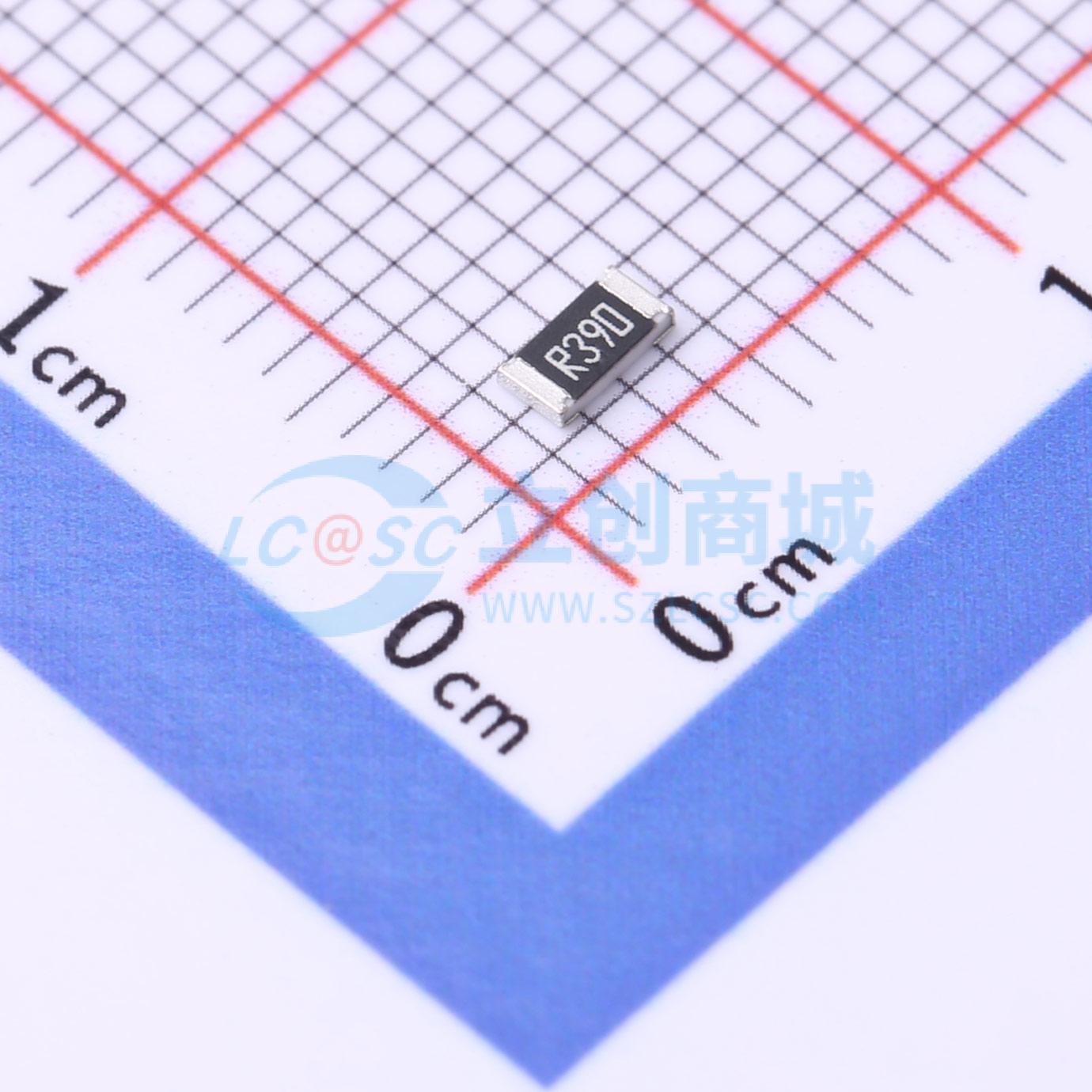 点击查看大图 CR1206J40R39G实物图