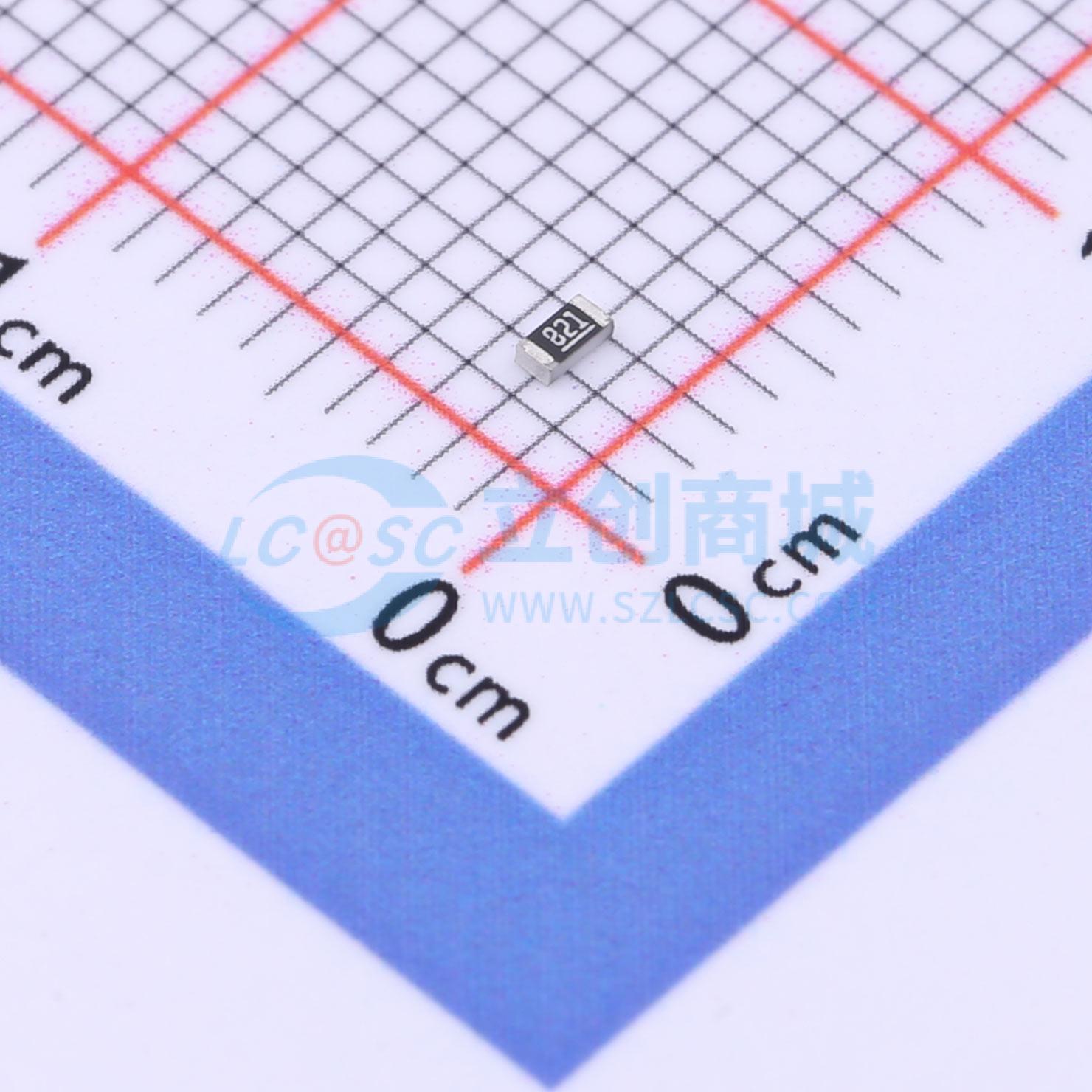 点击查看大图 SCR0603F820R实物图