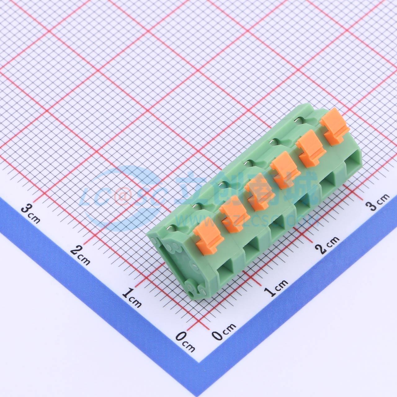 点击查看大图 KF238-5.0-6P-3实物图