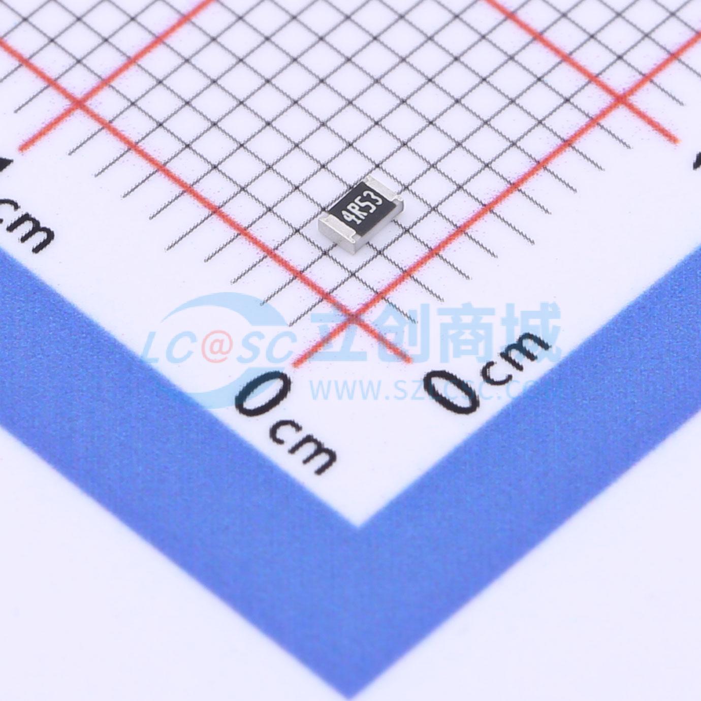 点击查看大图 CR0805F84R53G实物图