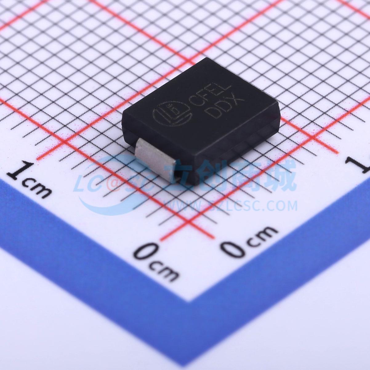 点击查看大图 SMDJ10CA实物图