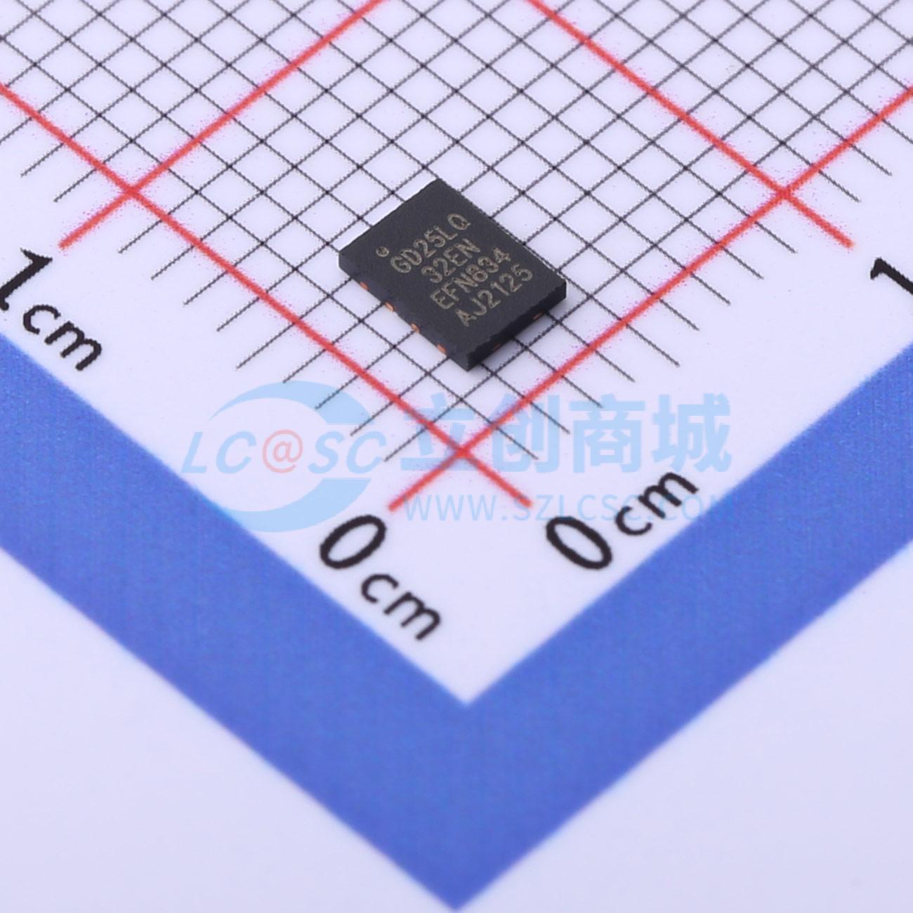 点击查看大图 GD25LQ32ENIGR实物图