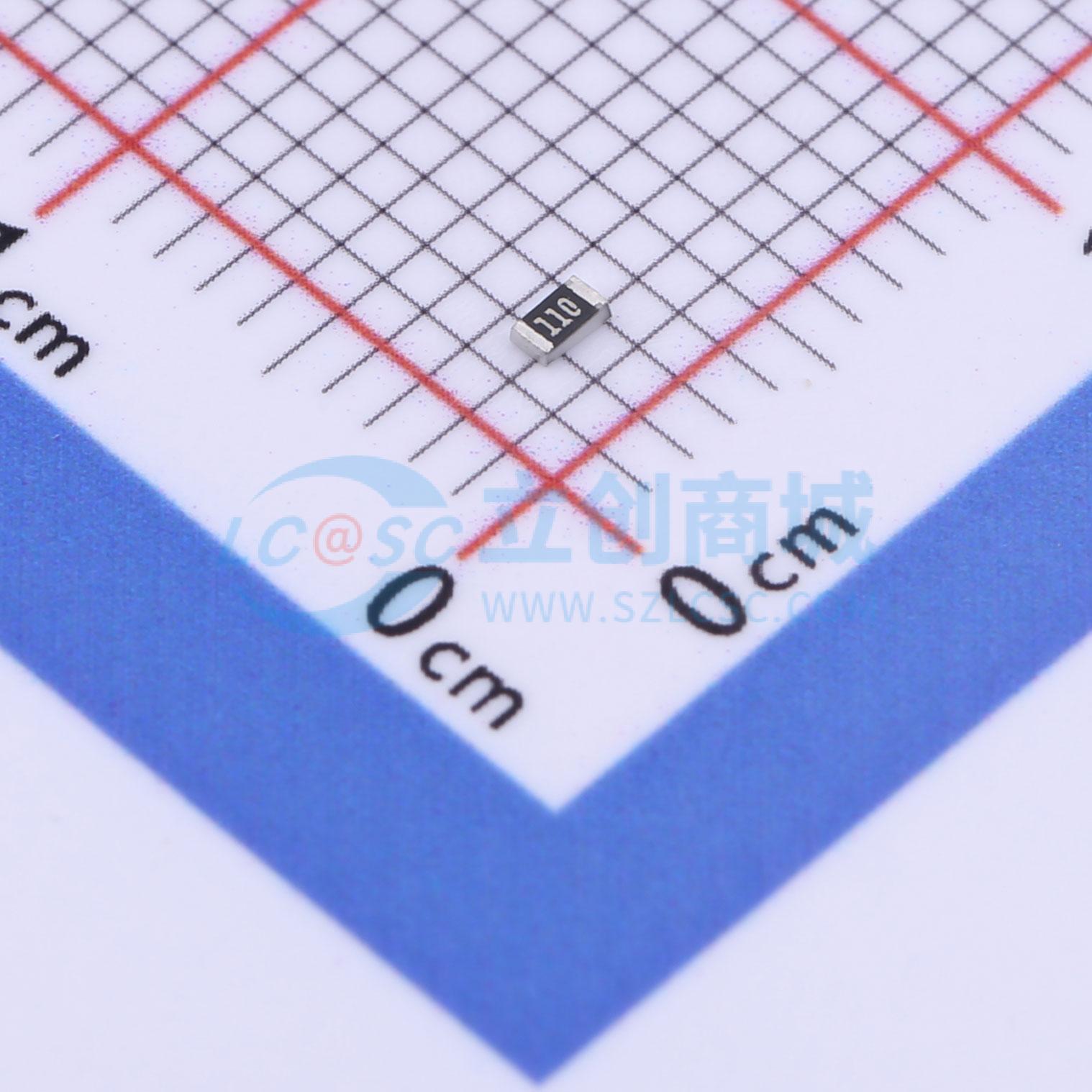点击查看大图 SCR0603J11R实物图
