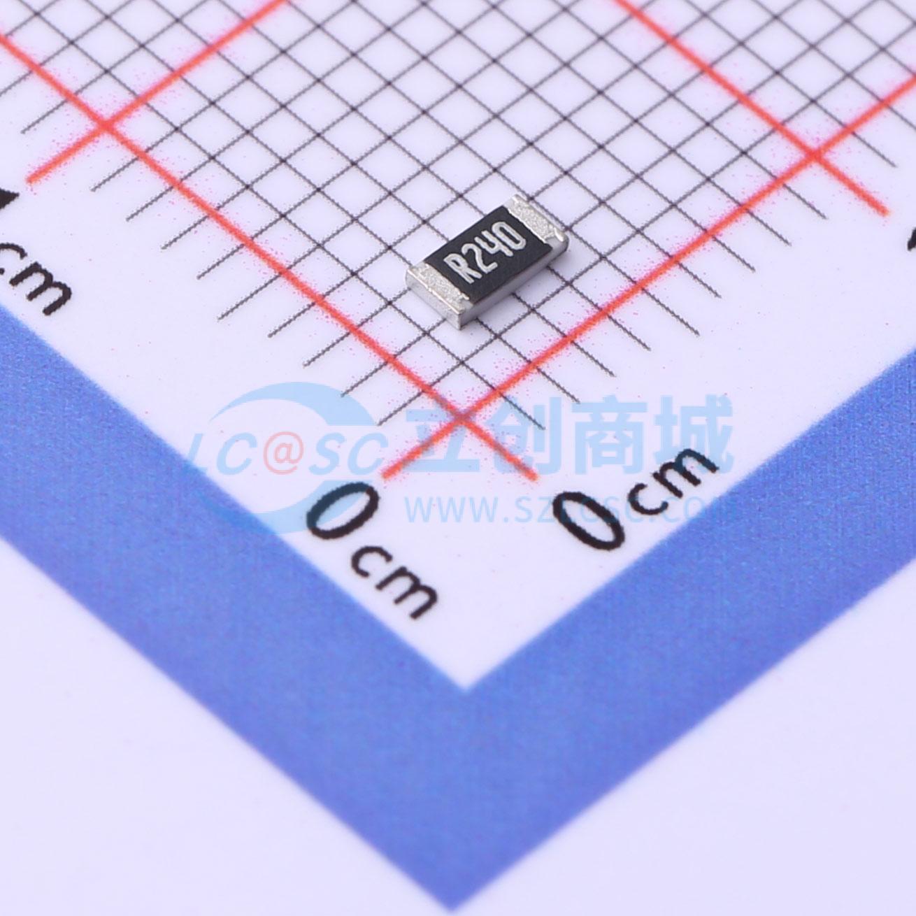 点击查看大图 SCR1206FR240实物图