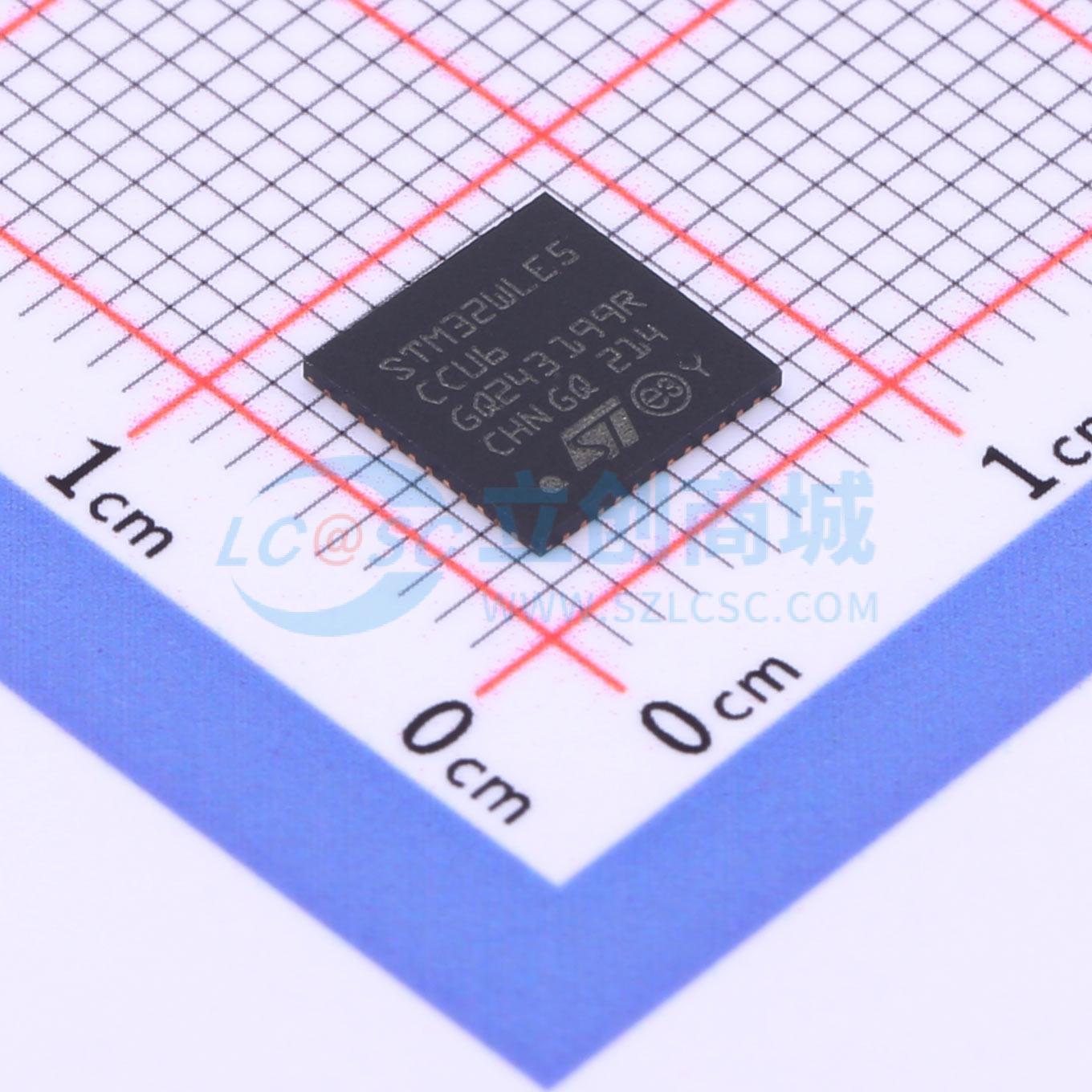 点击查看大图 STM32WLE5CCU6实物图