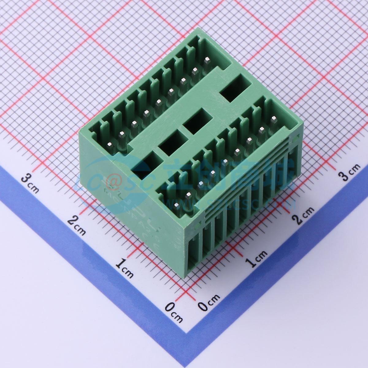 点击查看大图 DB2EVH-2.5-2*9P-GN实物图