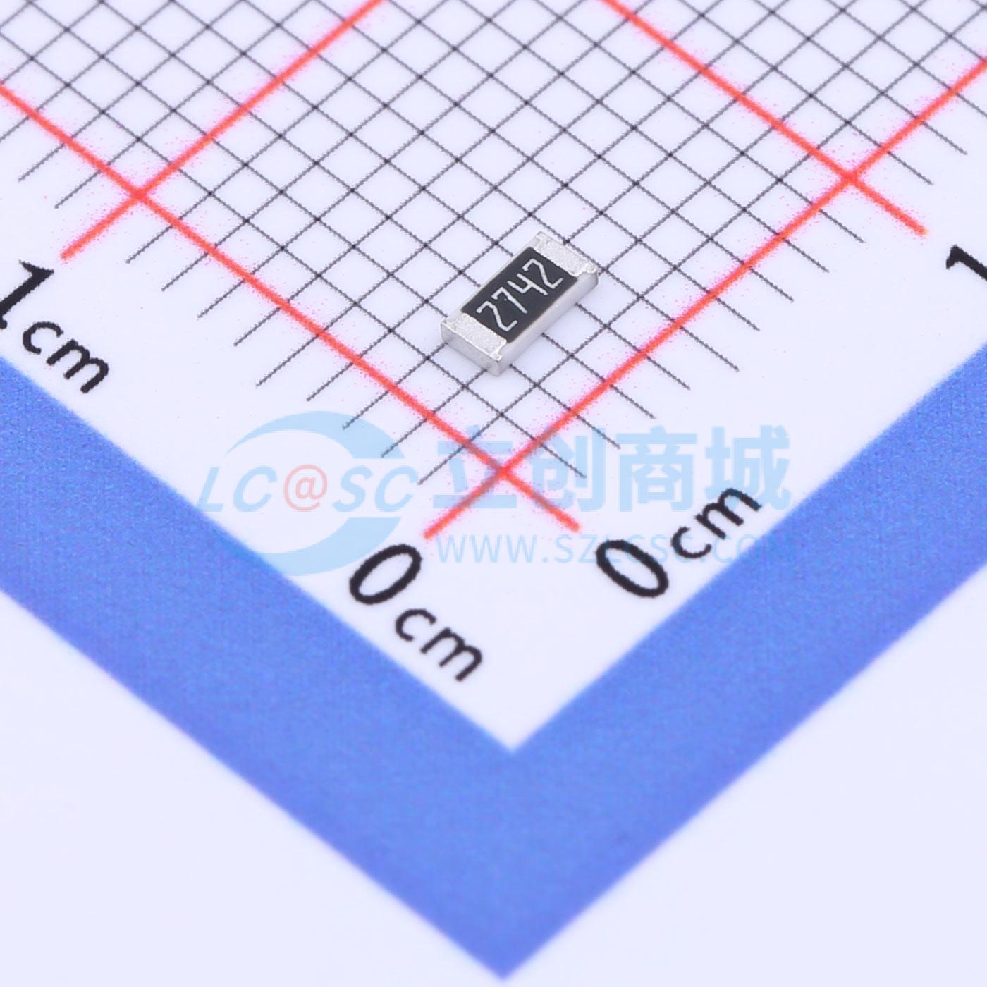 点击查看大图 FRC1206F2742TS实物图