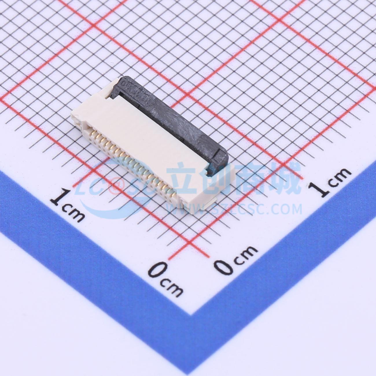 KH-FPC0.5-H2.0SMT-18P-QCHF实物图