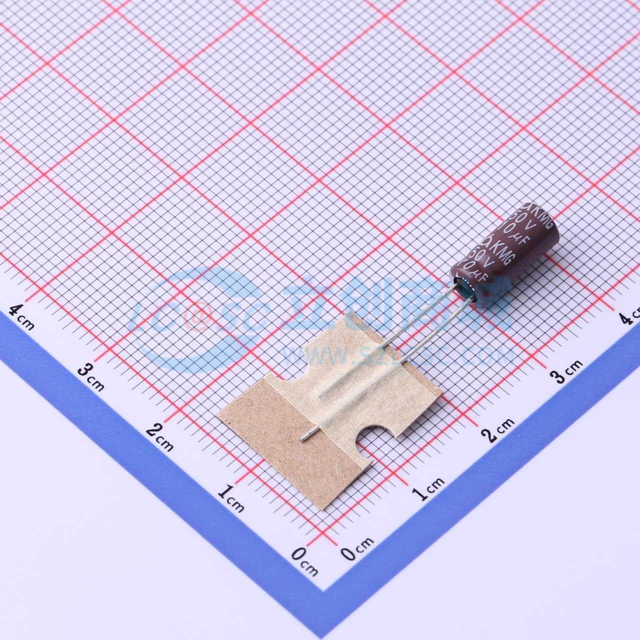 点击查看大图 KMG50V10M5*11 2.5TP实物图