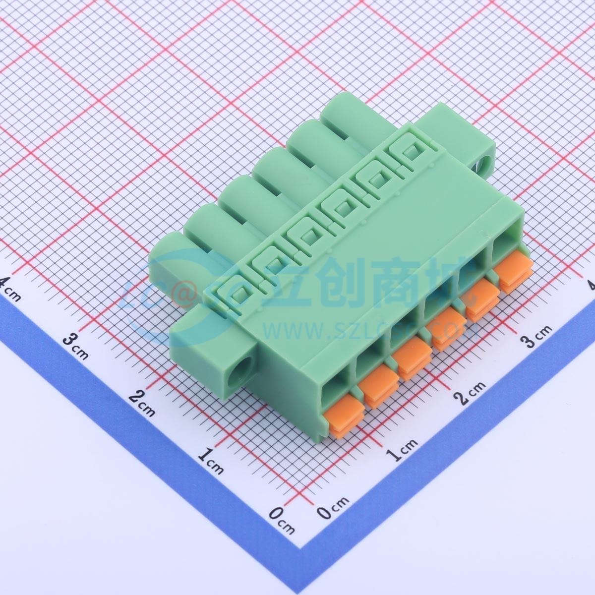 点击查看大图 KF2EDGKNM-5.08-6P实物图