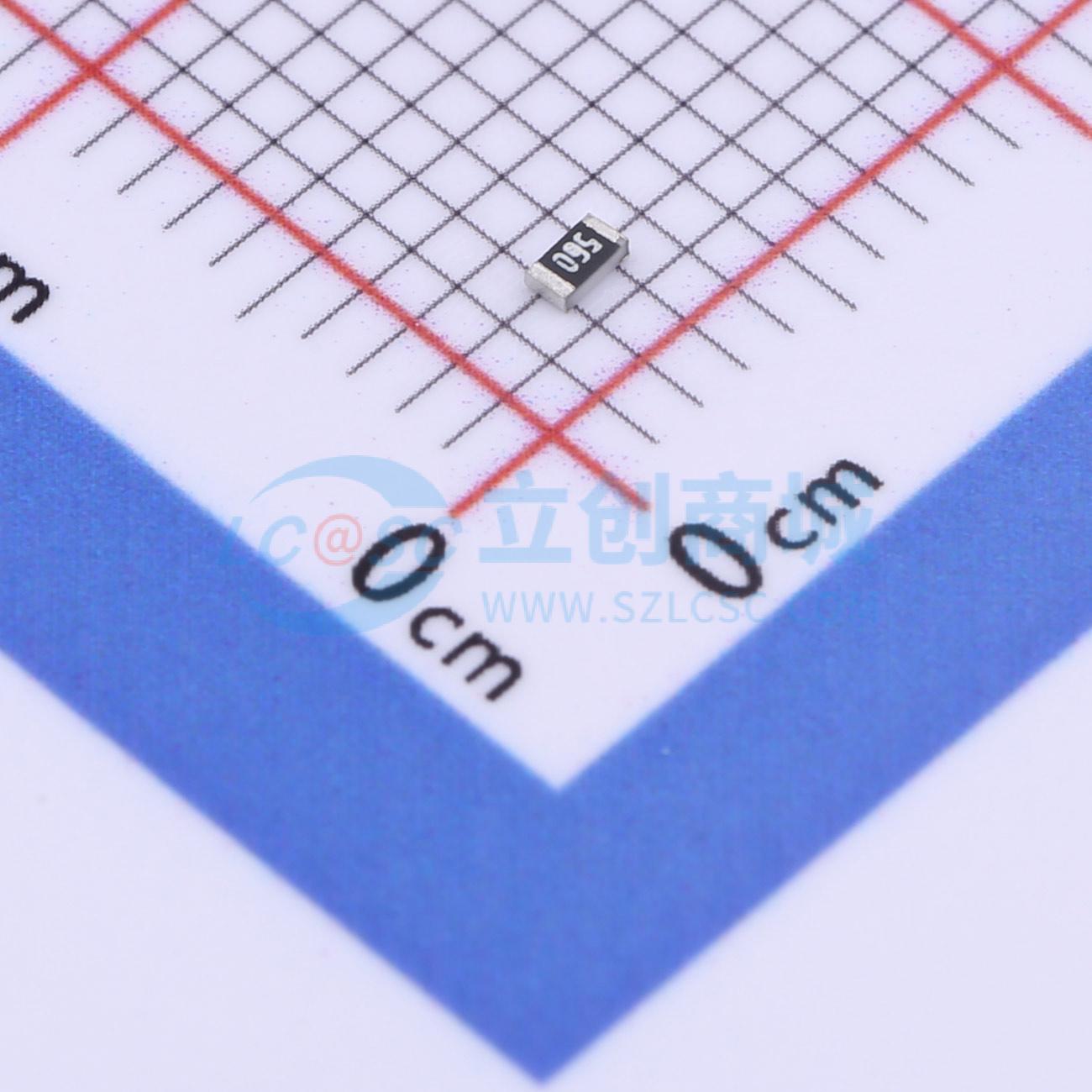 点击查看大图 SCR0603J56R实物图