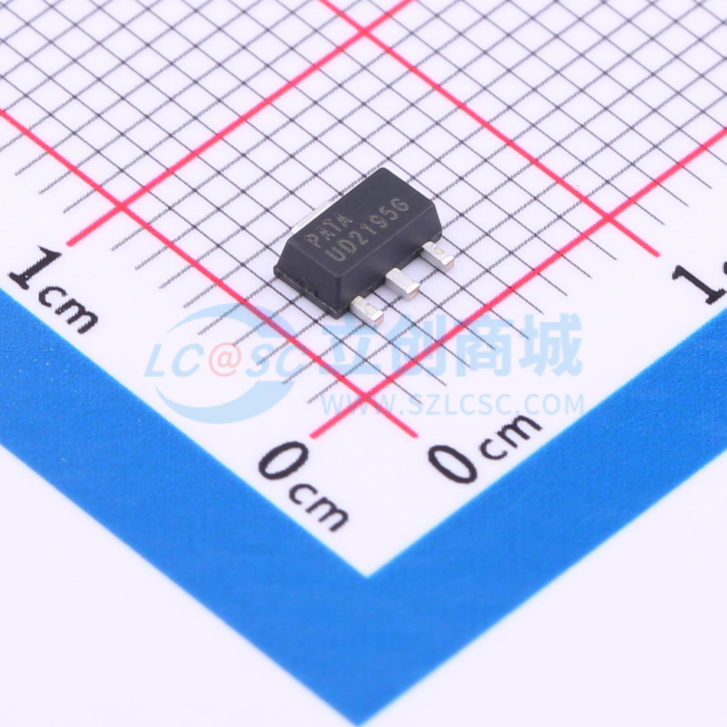 点击查看大图 UD2195G-AB3-R SOT-89T/R实物图