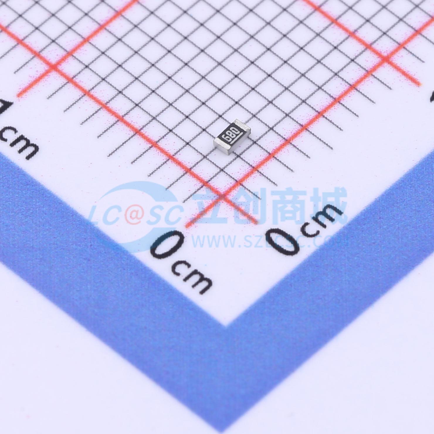 点击查看大图 SCR0603F68R实物图