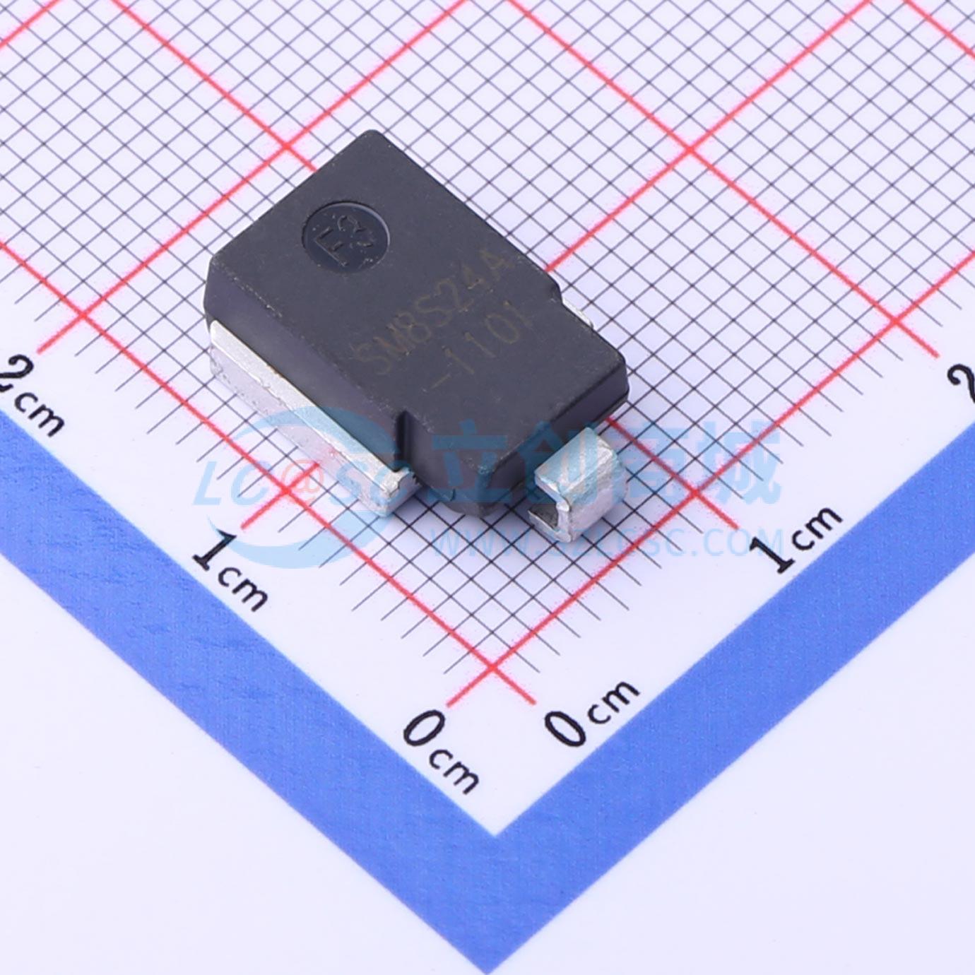 点击查看大图 SM8S24A实物图