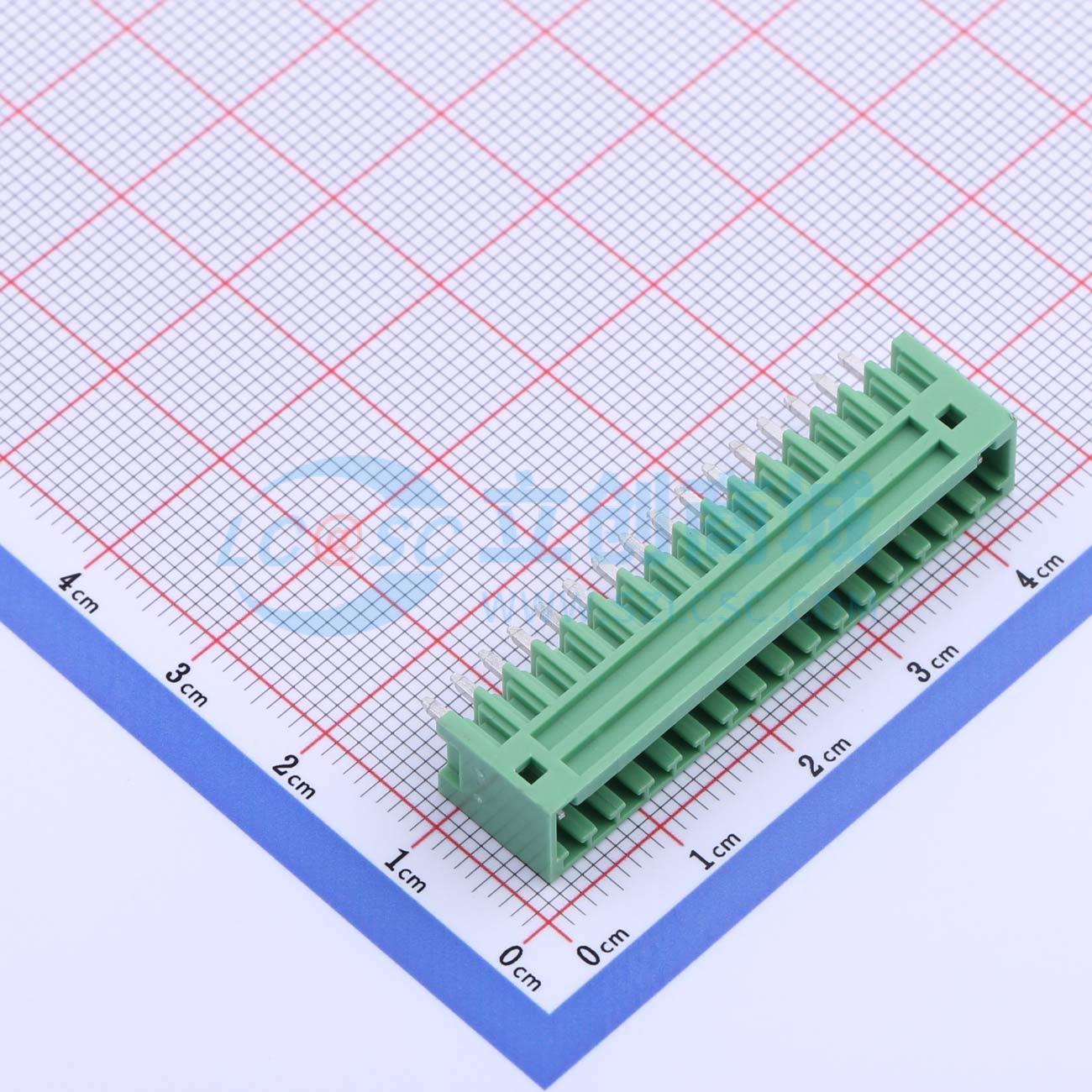 点击查看大图 DB2EVC-2.54-16P-GN实物图