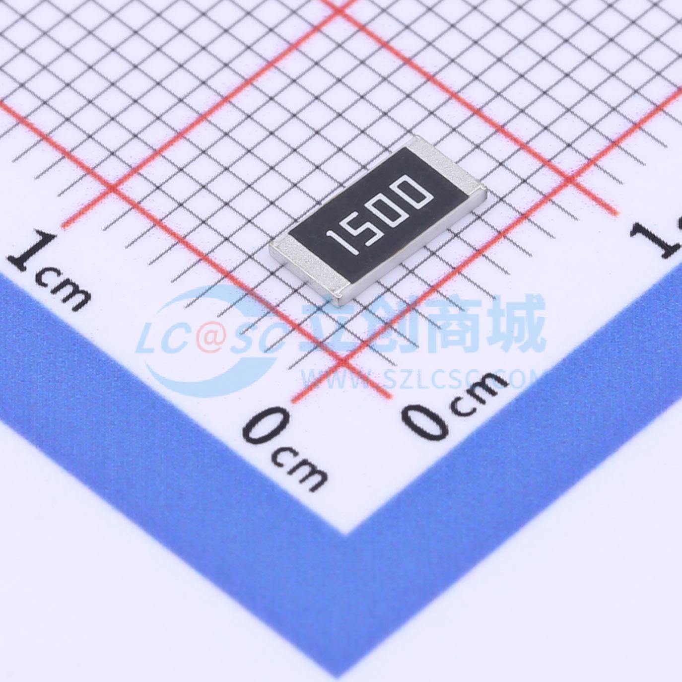 点击查看大图 FRC2512F1500TS实物图