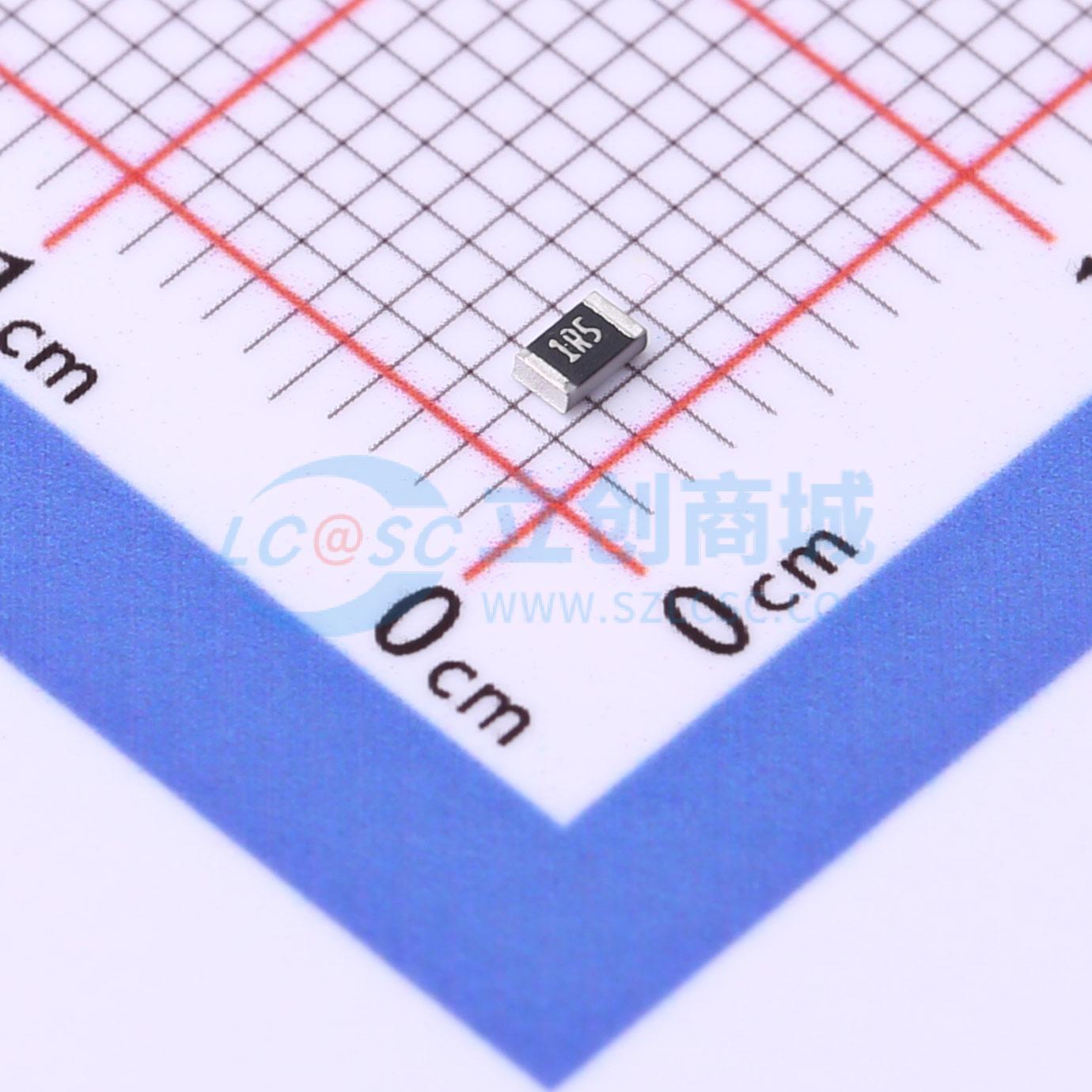 点击查看大图 SCR0805J1R5实物图