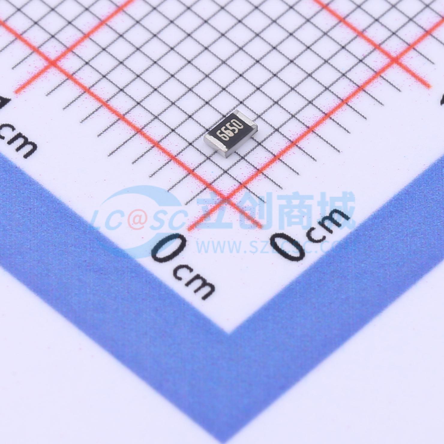 点击查看大图 SCR0805F665R实物图