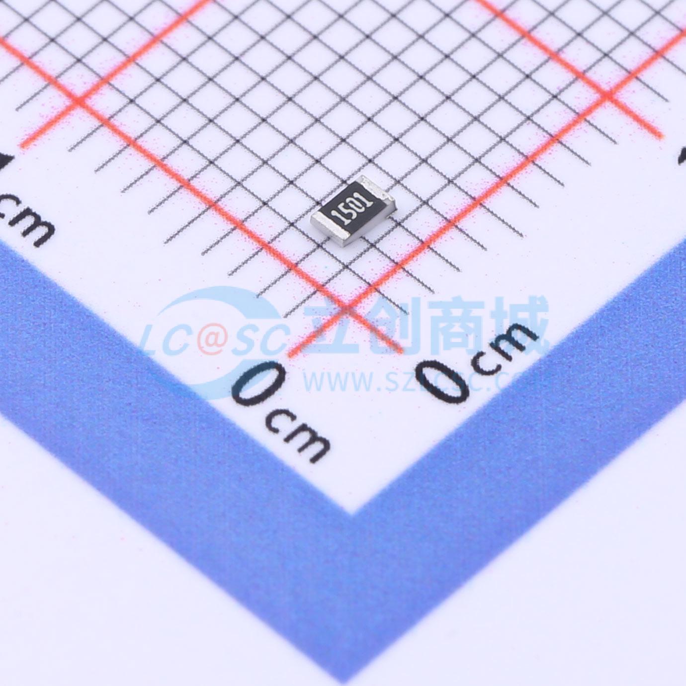 点击查看大图 SCR0805F1K5实物图