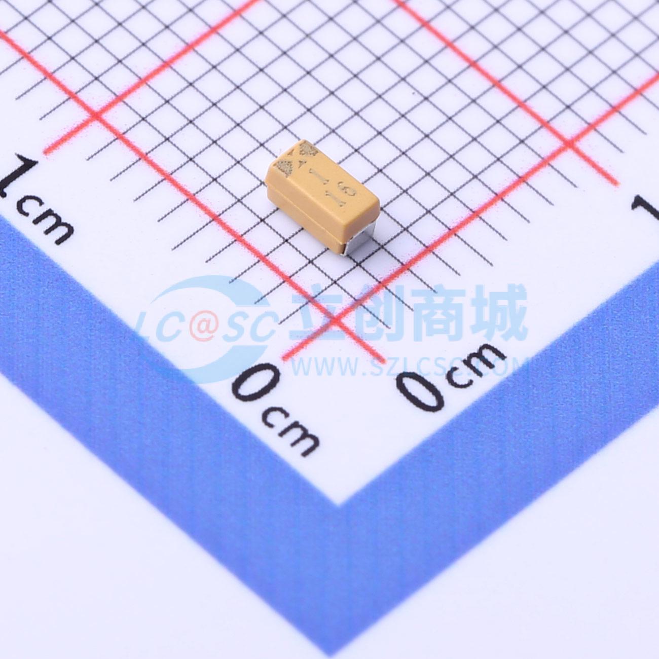 点击查看大图 CA45B-A-16V-1UF-K实物图