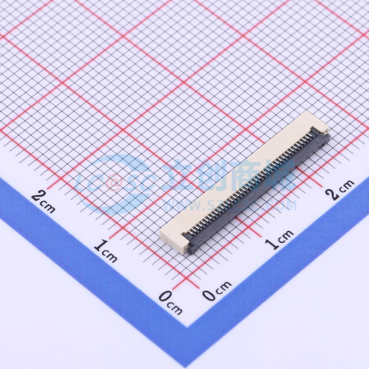 点击查看大图 FPC-0.5FX-40PWBH15实物图