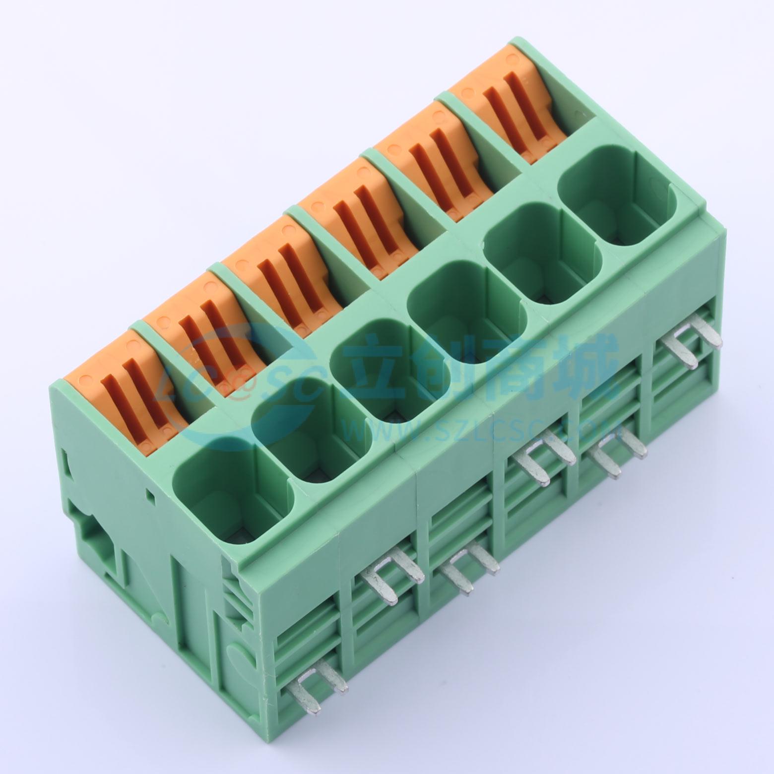 点击查看大图 KF207RA-10.16-6P实物图