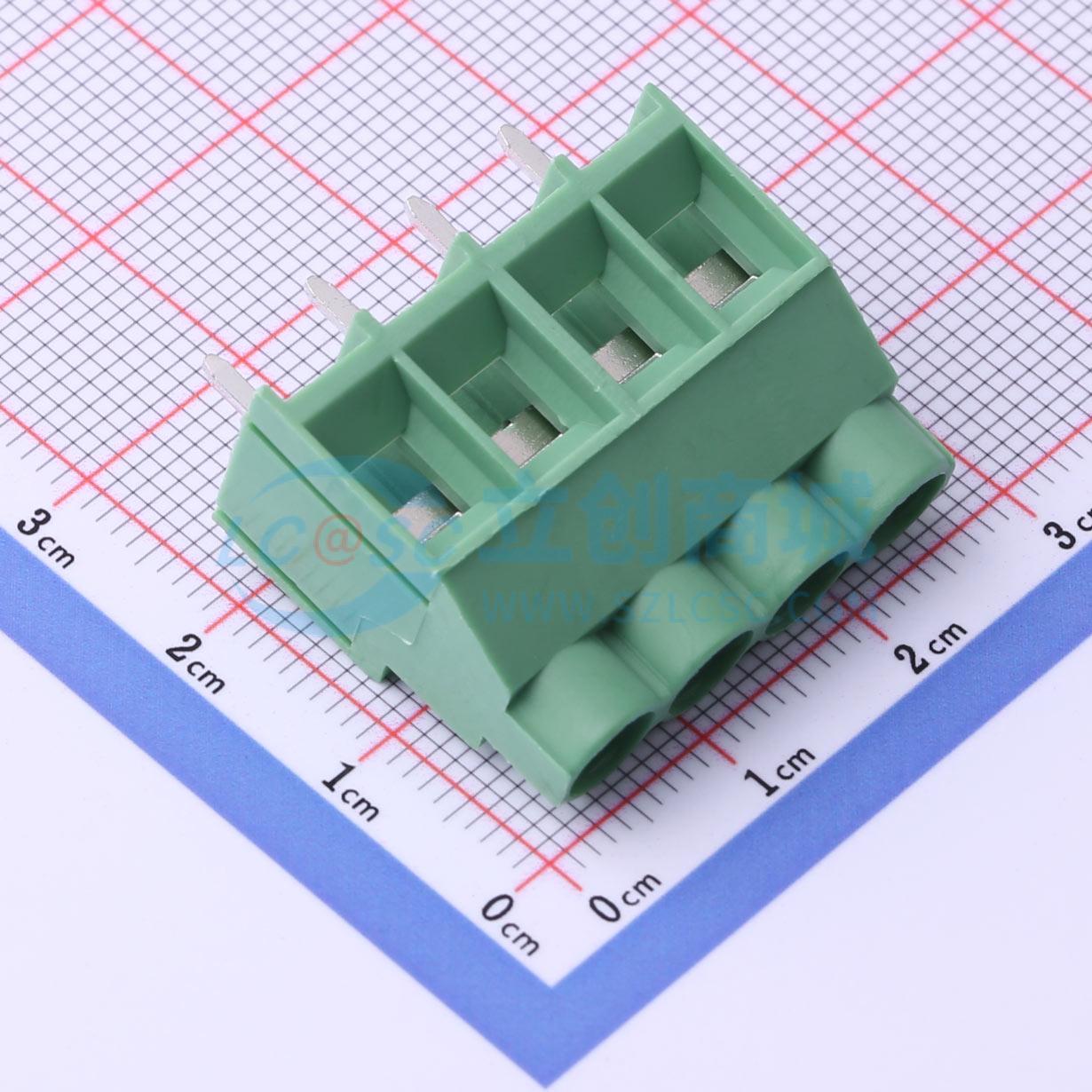 点击查看大图 DB910-6.35-4P-GN-S实物图