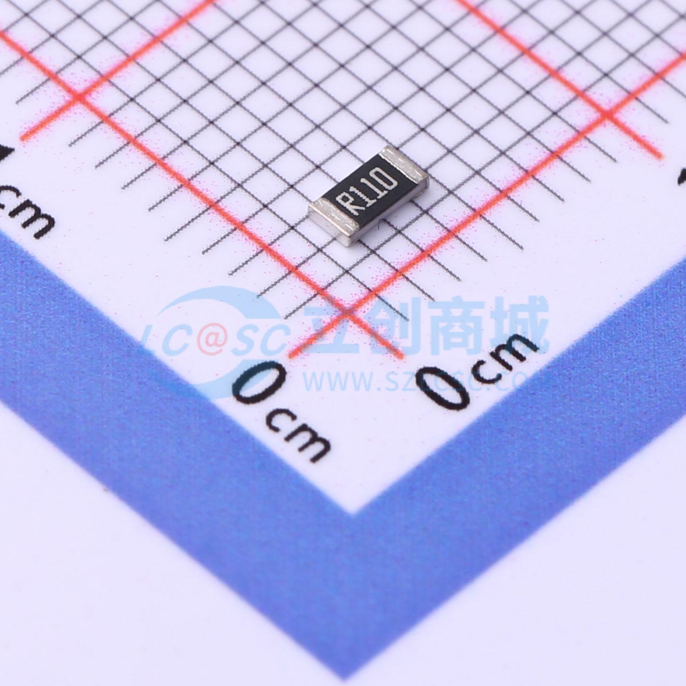 点击查看大图 CR1206F4R110G实物图