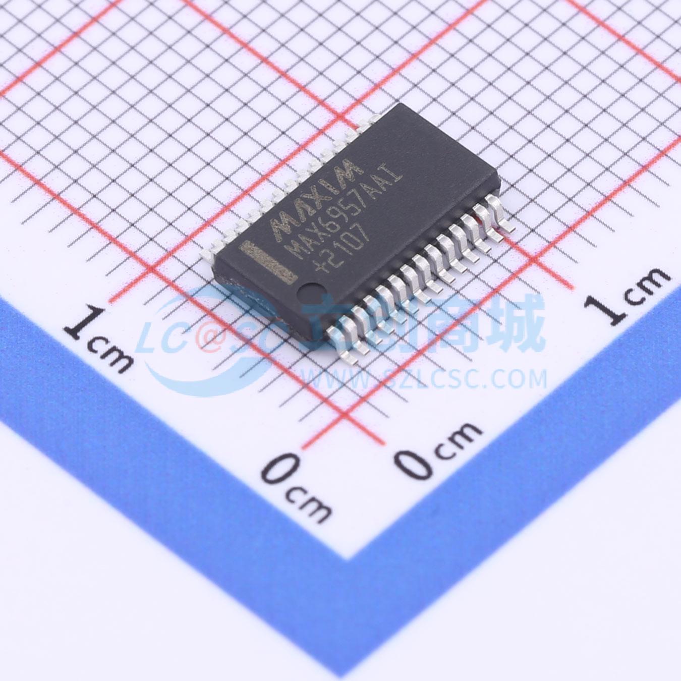点击查看大图 MAX6957AAI+T实物图
