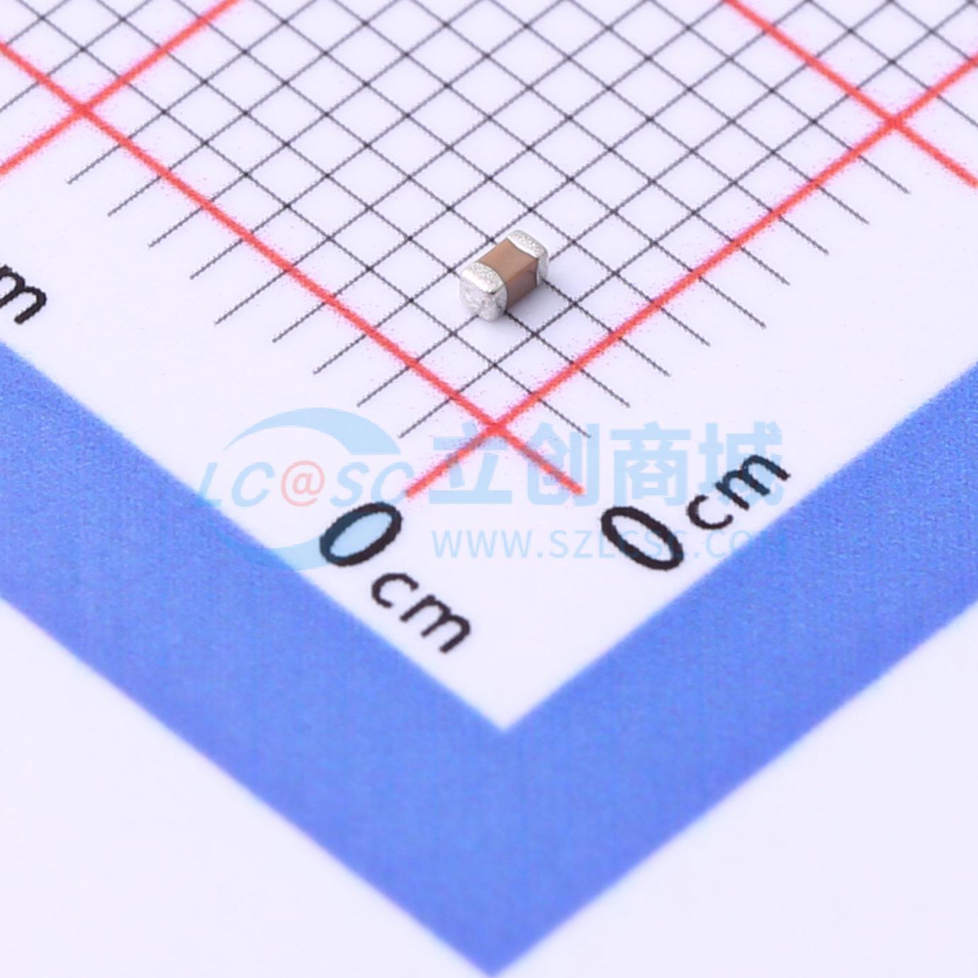 点击查看大图 0603B472K160NT实物图