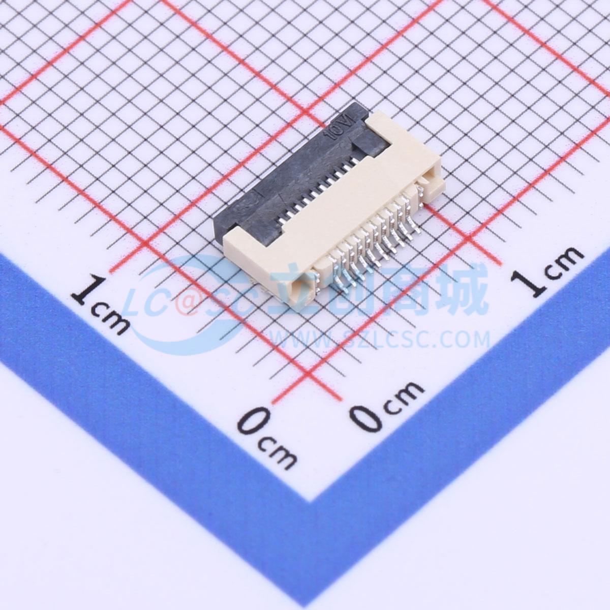 点击查看大图 FPC-0.5FX-10PWBH20实物图