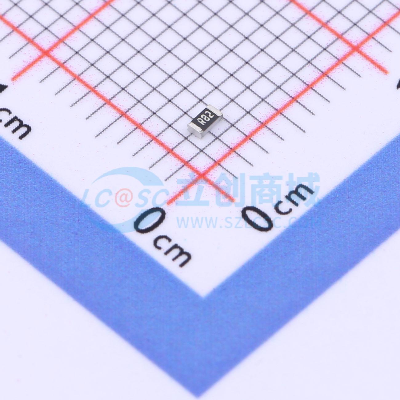 点击查看大图 SCR0603FR820实物图