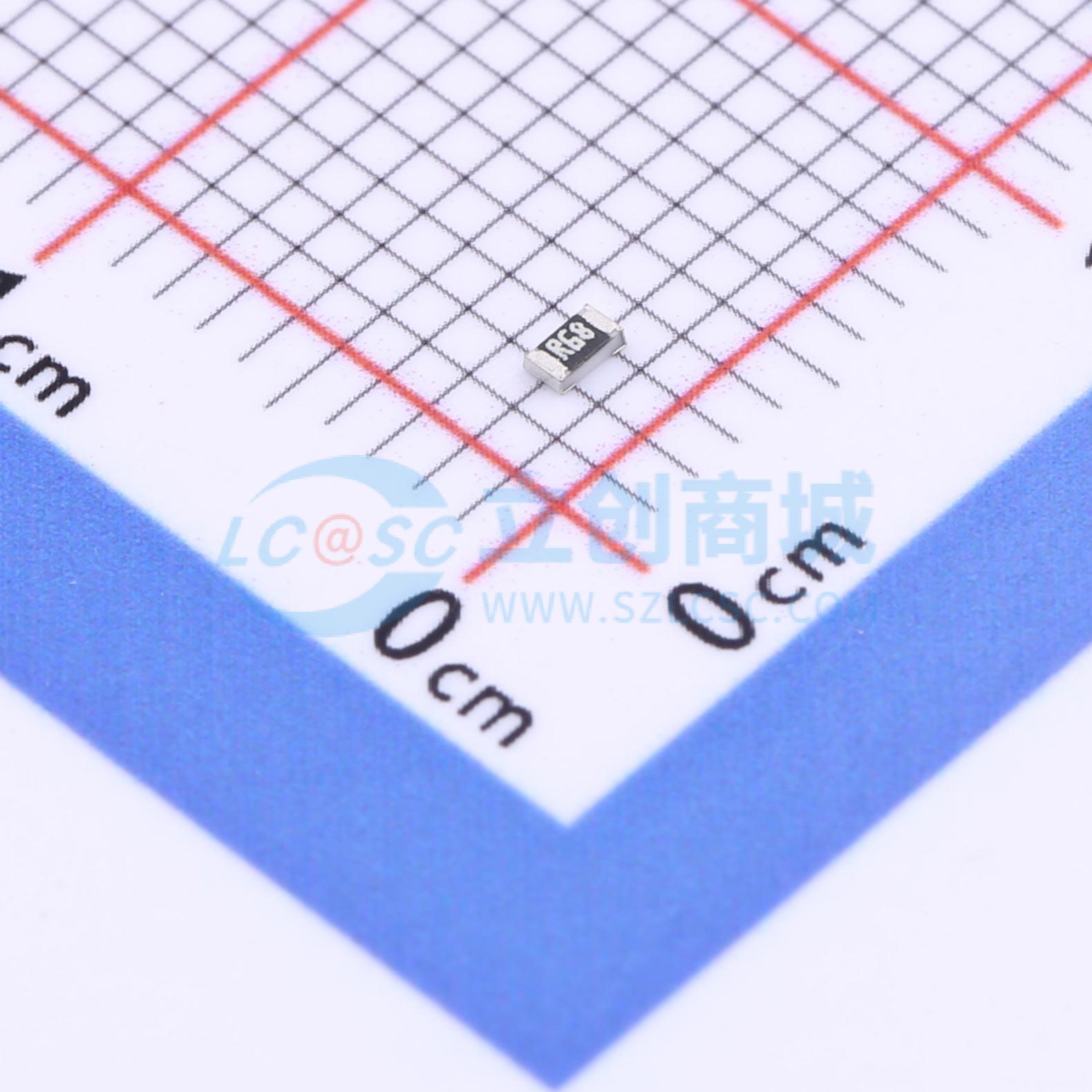 点击查看大图 CR0603FAR680G实物图