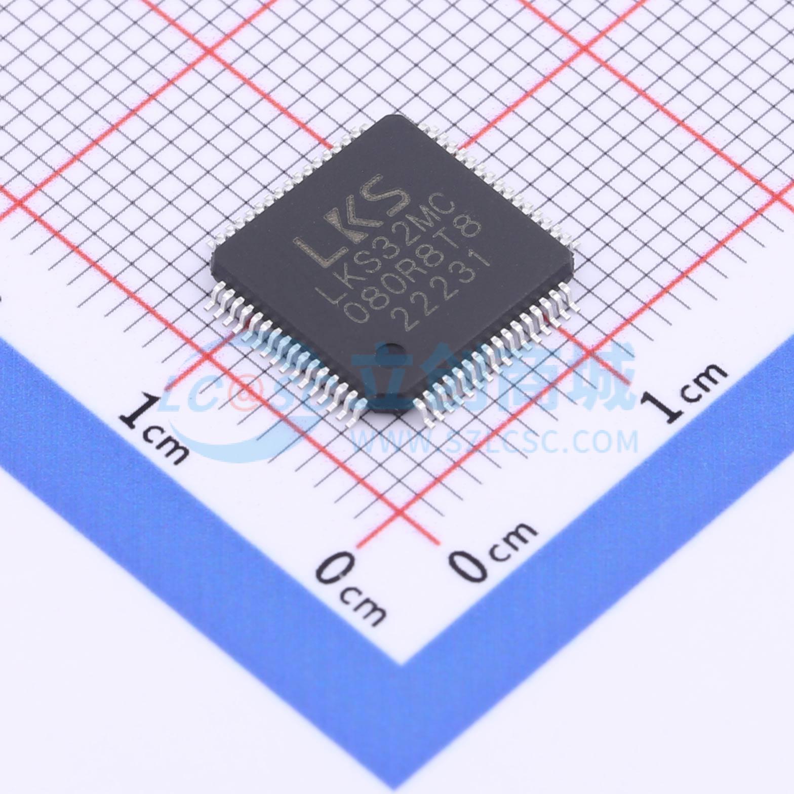 点击查看大图 LKS32MC080R8T8实物图