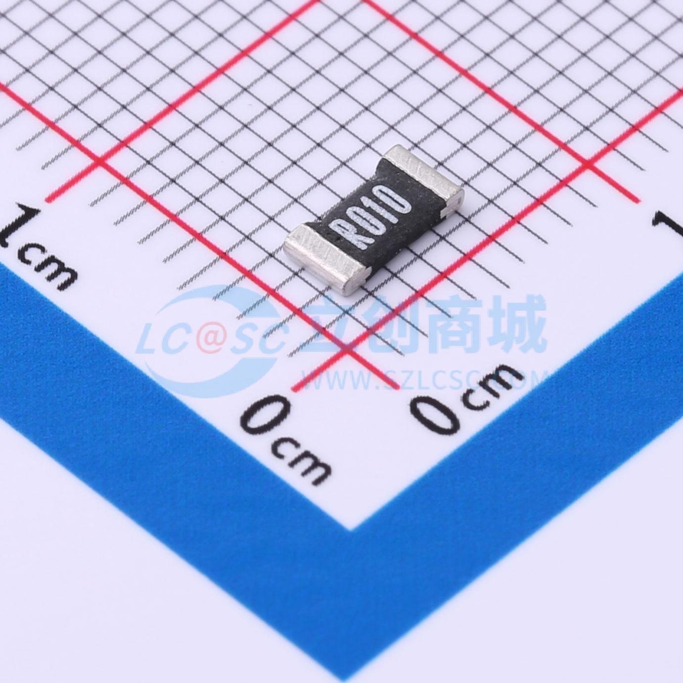 点击查看大图 HoLR2010-1W-10mR-1%-15ppm实物图