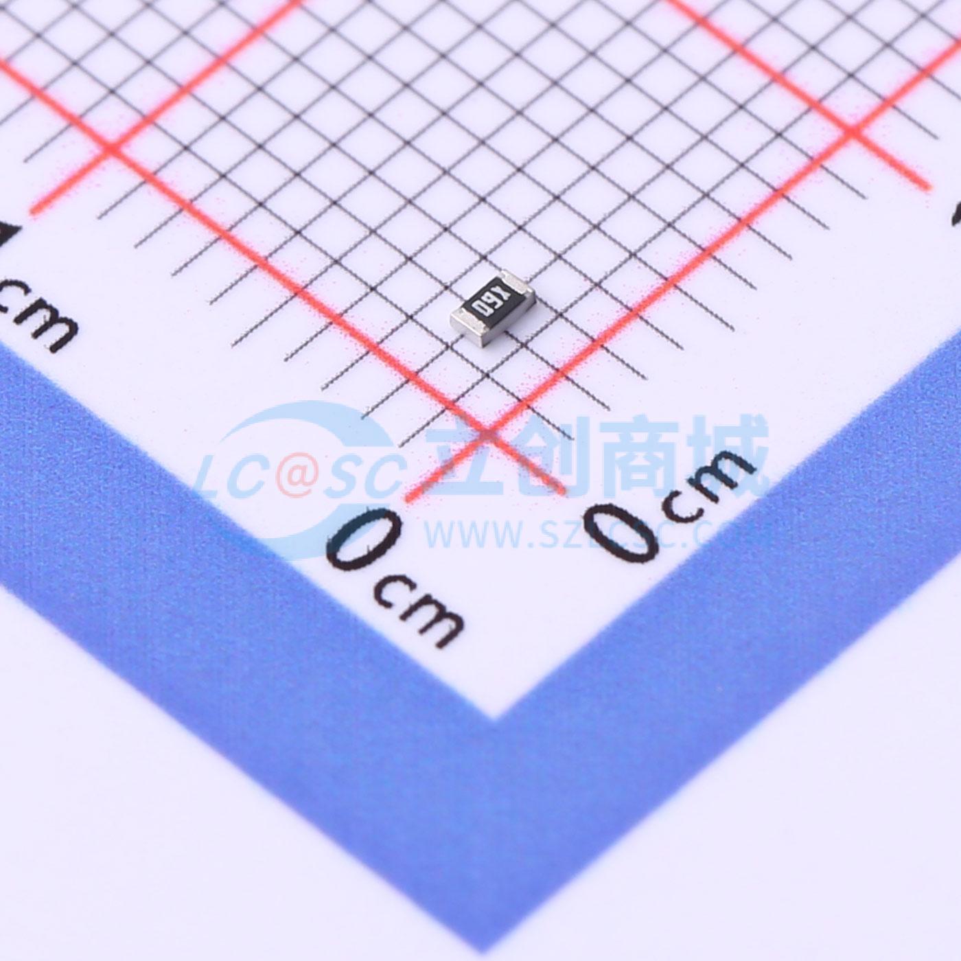 点击查看大图 FRC0603F12R1TS实物图