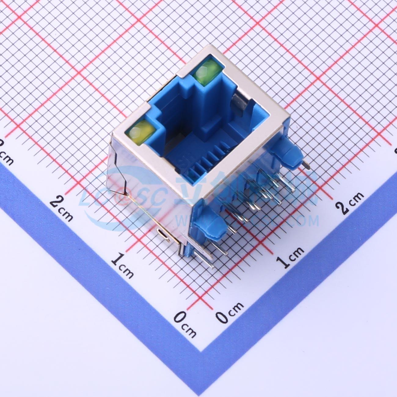 点击查看大图 HC-RJ45-5JA-1-2-L实物图