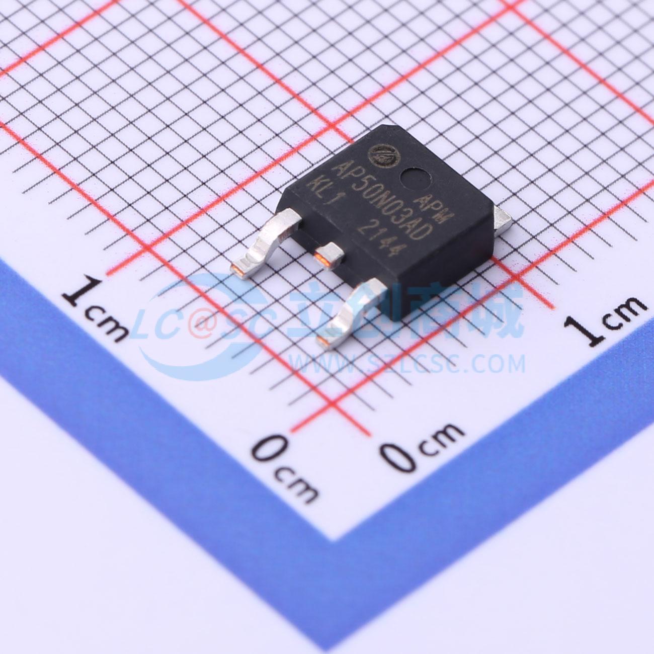 点击查看大图 AP50N03AD实物图