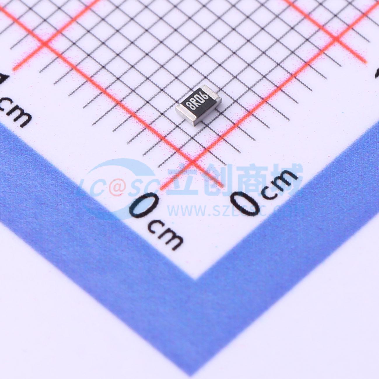 点击查看大图 CR0805F88R06G实物图