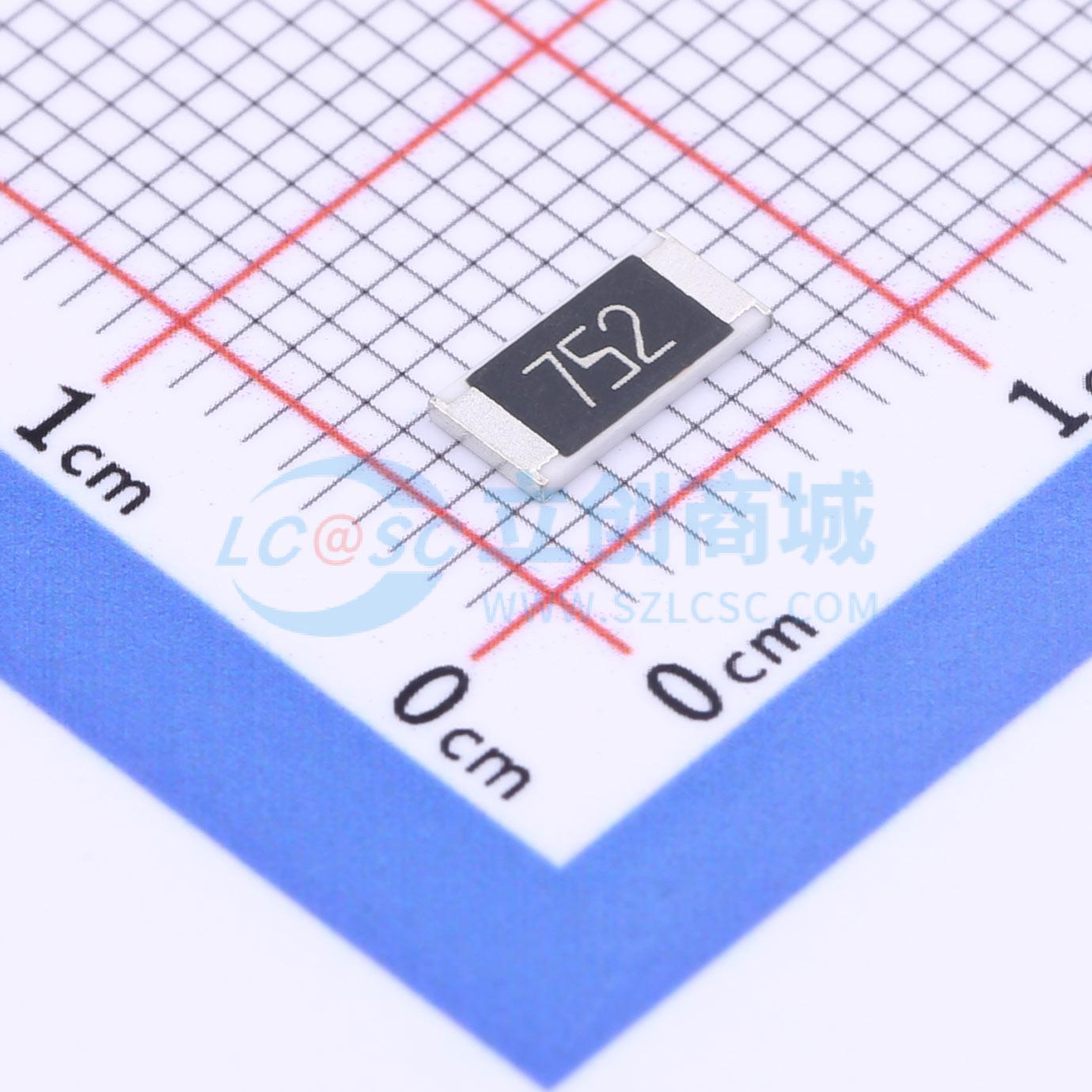 点击查看大图 CR2512J10752G实物图