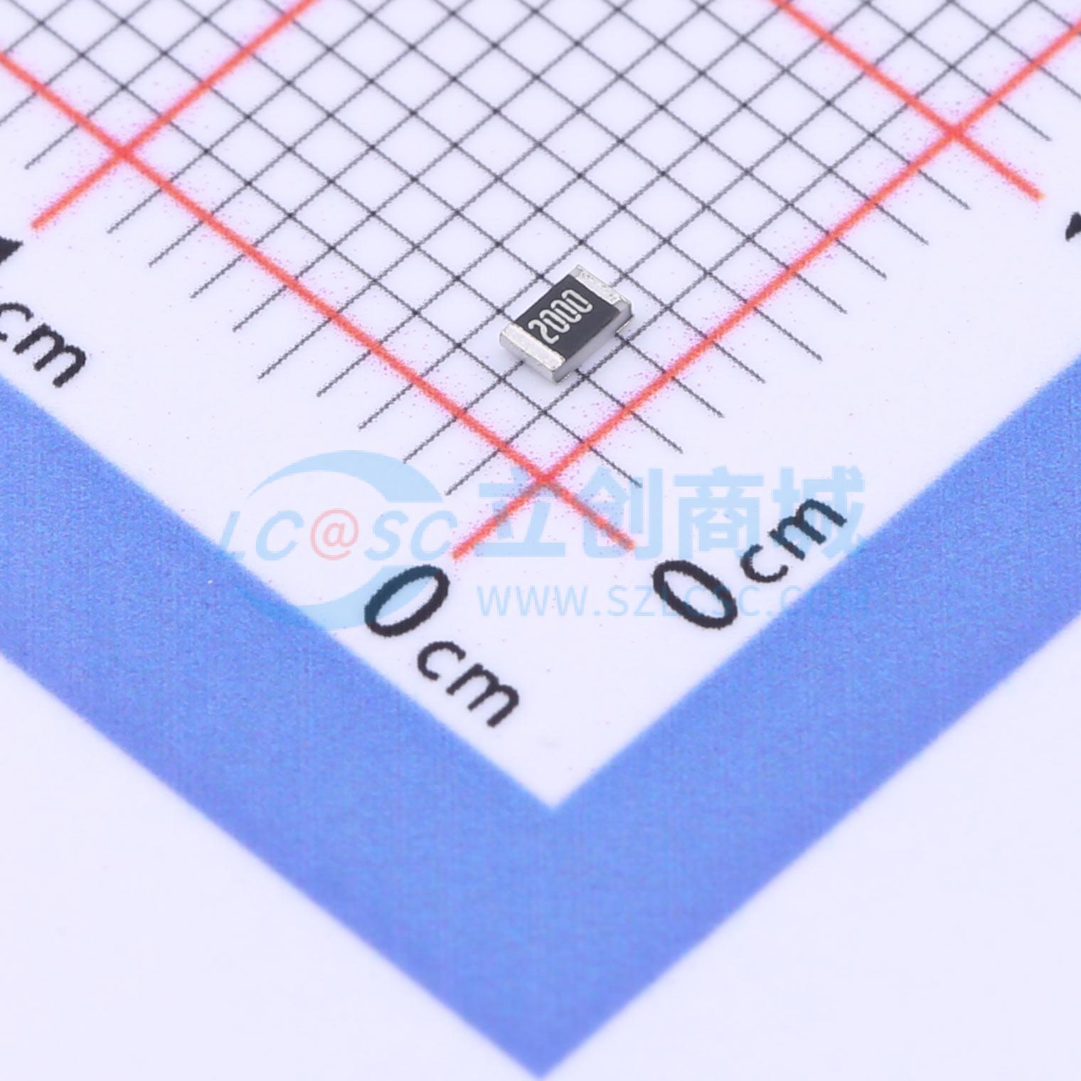 点击查看大图 SCR0805F200R实物图